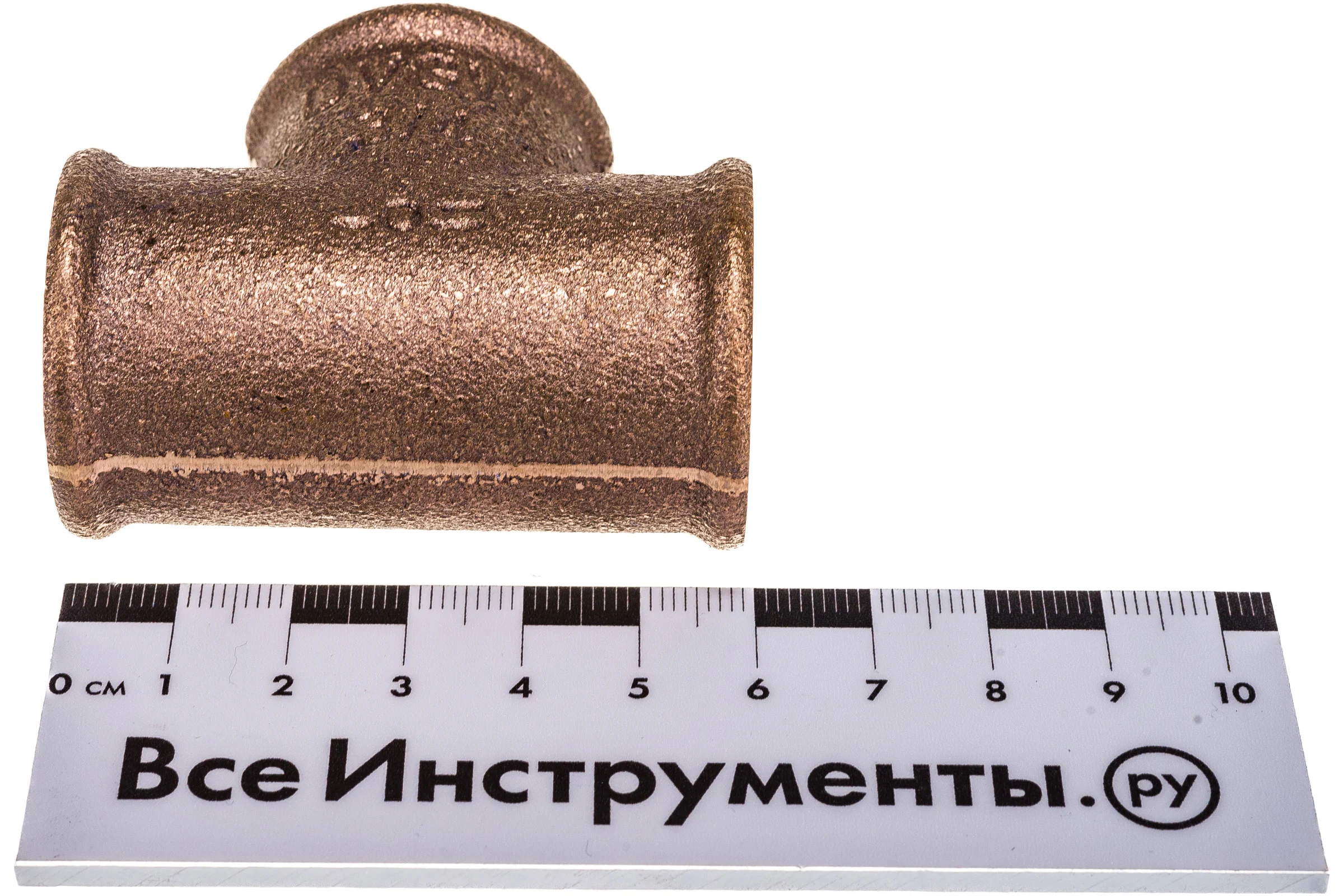 Тройник Viega, ВВВ, 3/4", 3/4", 3/4", бронза RX, равнопроходной 264246