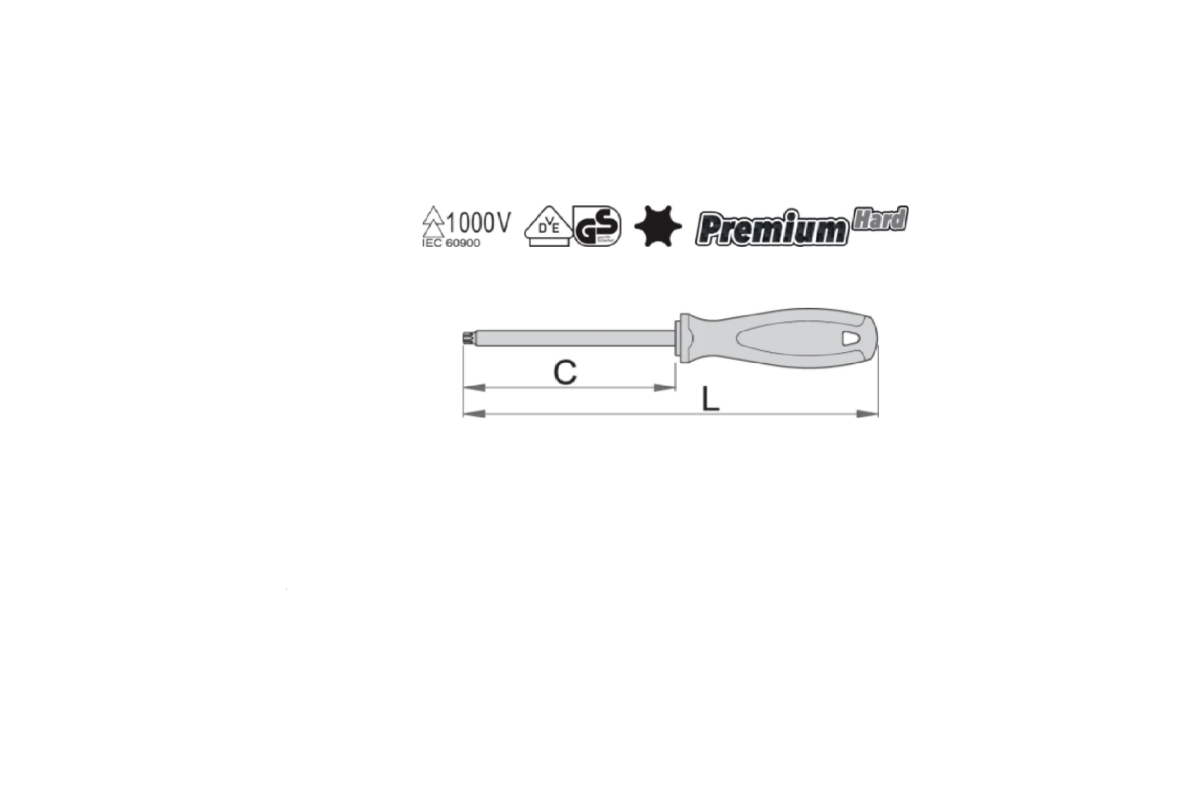 Отвертка Unior TORX, изолированная VDE 1000V 3838909164595