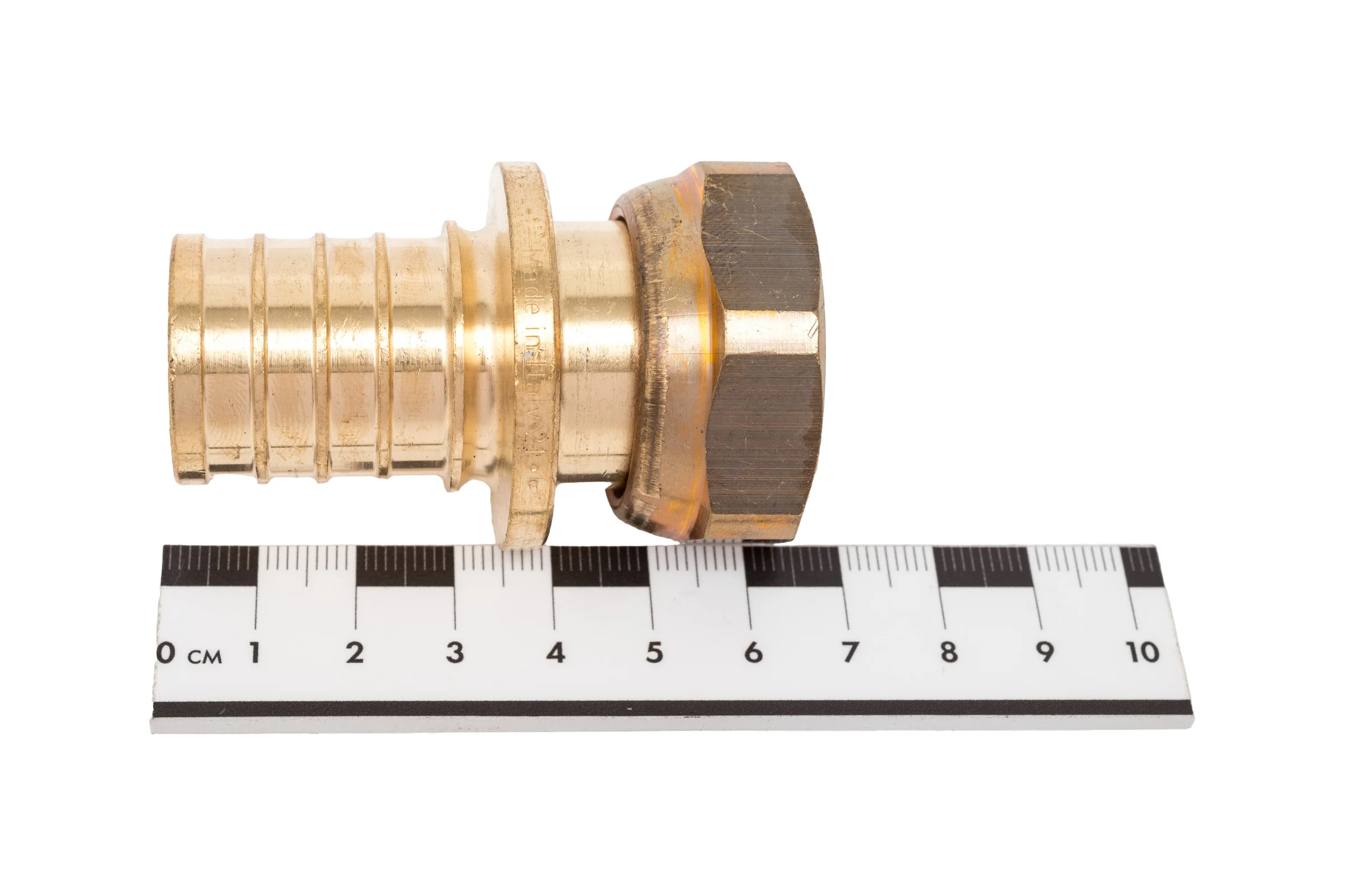 Переход с накидной гайкой на плоское уплотнение Hoobs 32x4.4-G1", 2 шт HB-PEXNG-324411