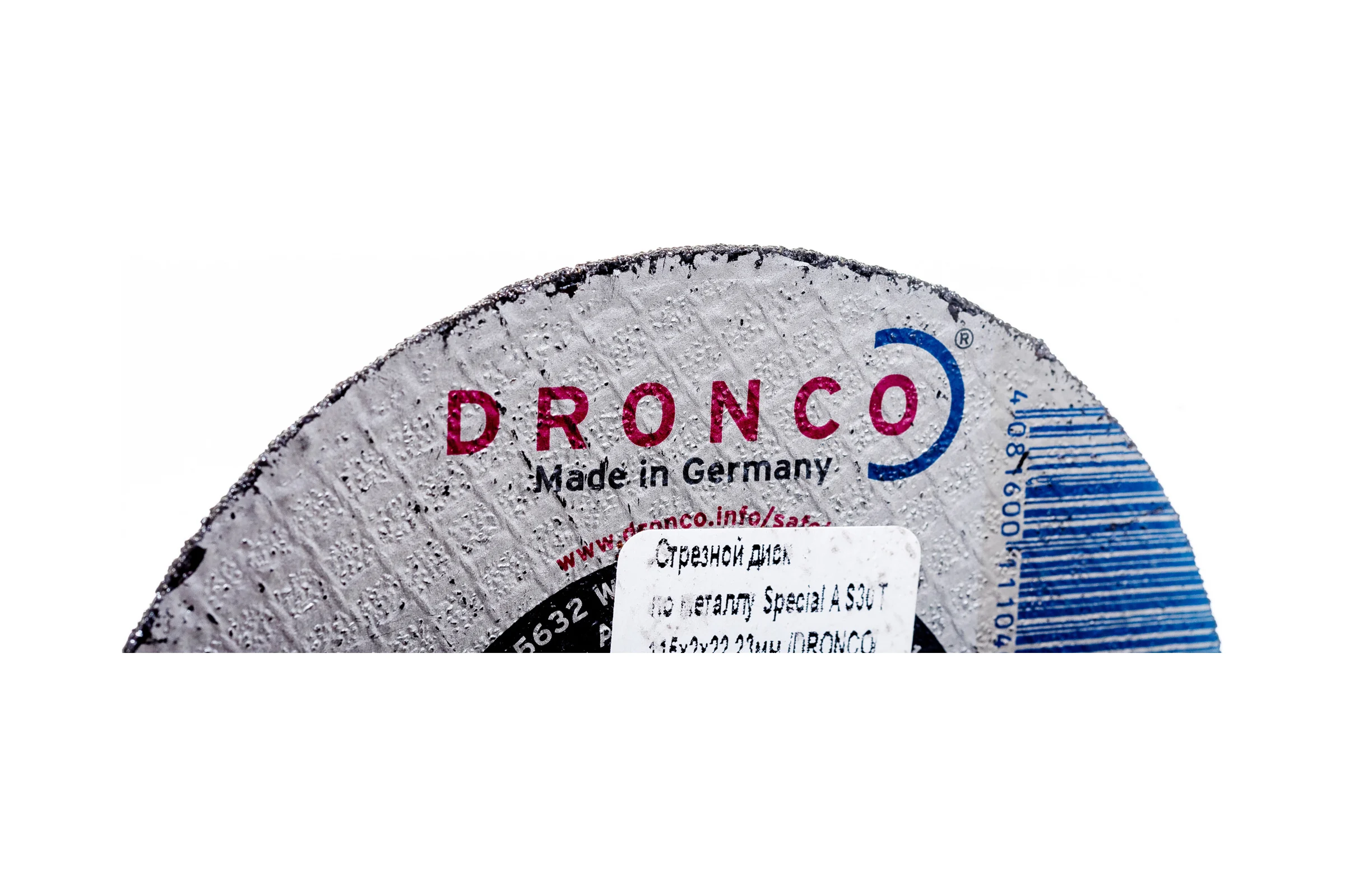 Диск отрезной по металлу Special AS30T (115x2x22.23 мм) DRONCO 1111055100