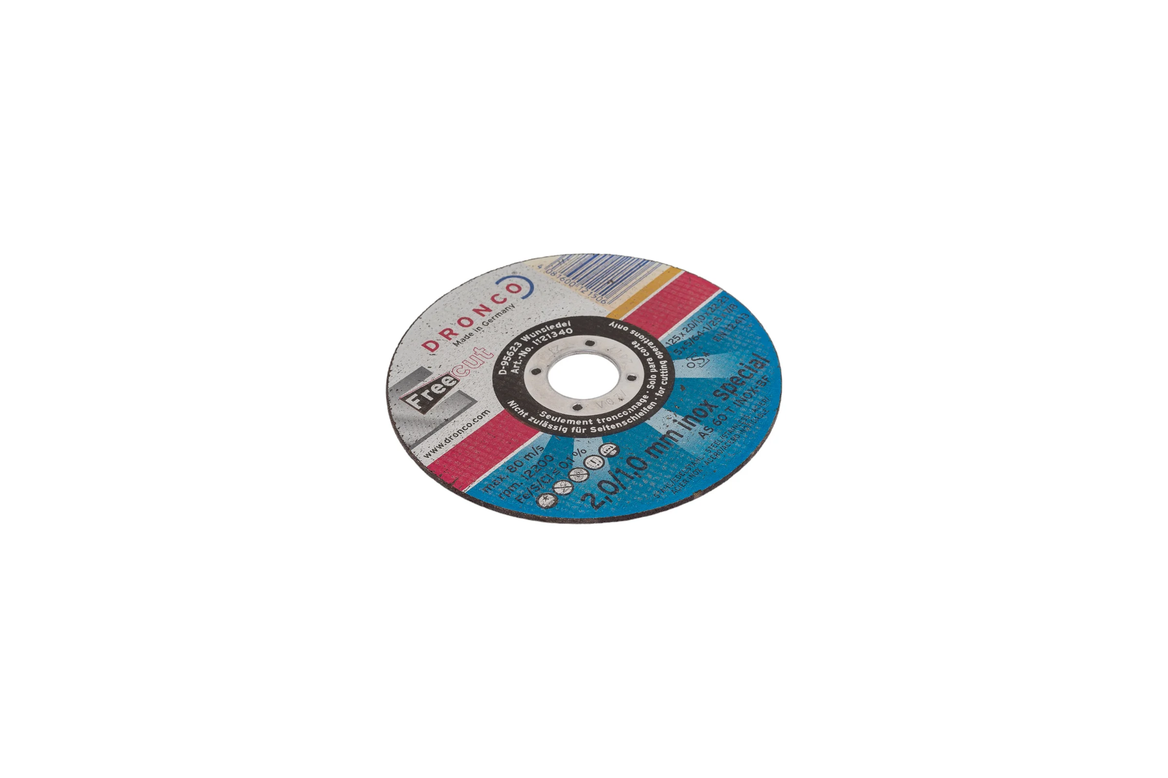 Диск отрезной по нержавейке AS60T FreeCut (125x2/1x22.23 мм) DRONCO 1121340100