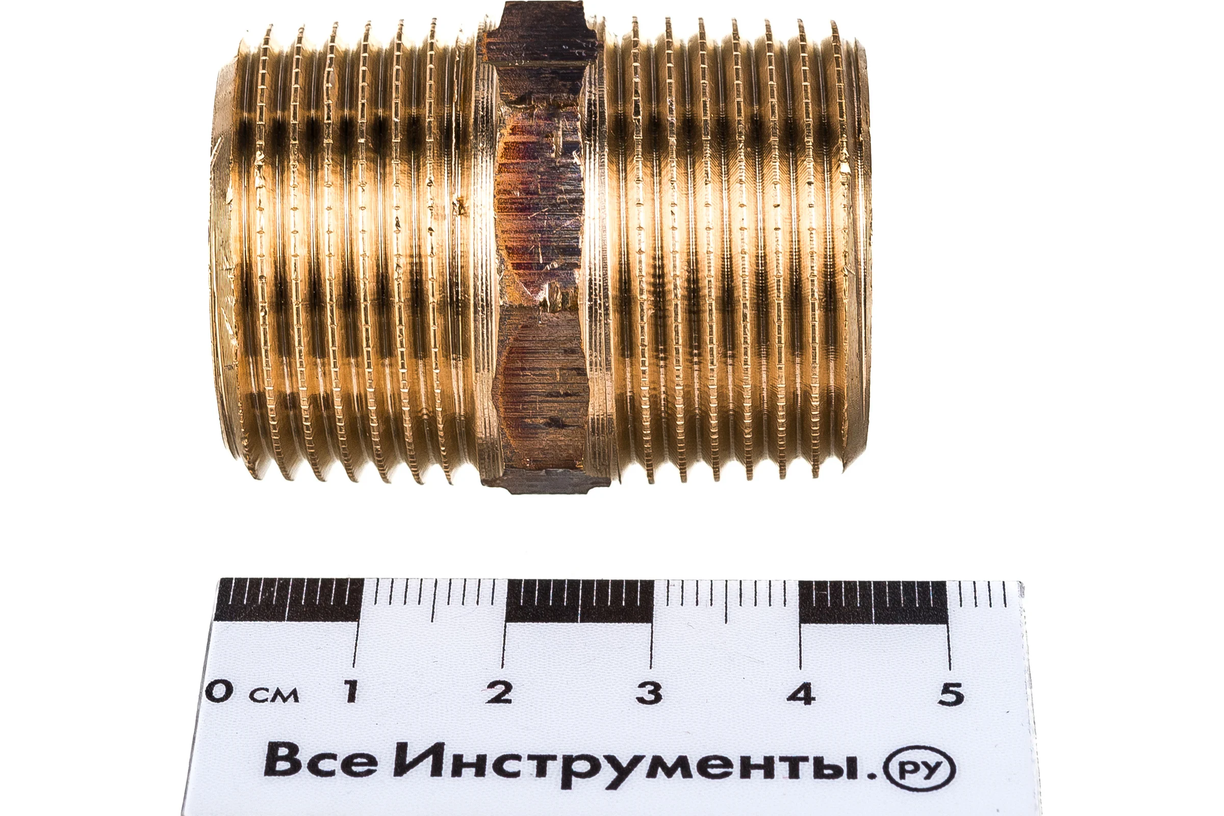 Ниппель Viega НН, 1", бронза, равнопроходной 266608