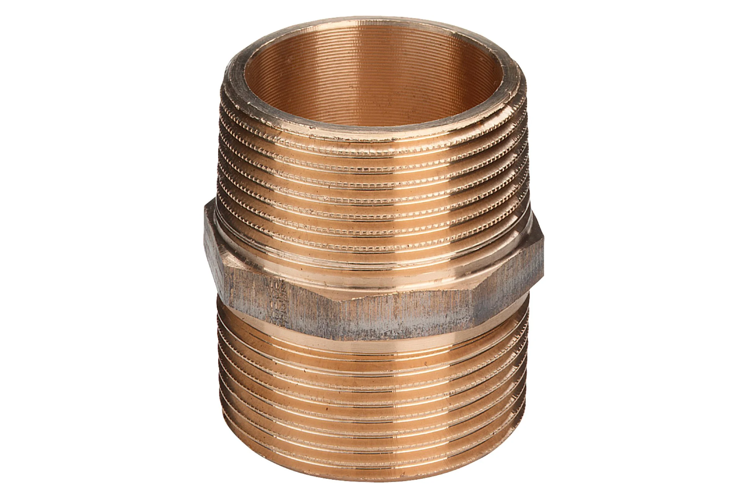 Ниппель Viega НН, 1/4", бронза, равнопроходной 320416
