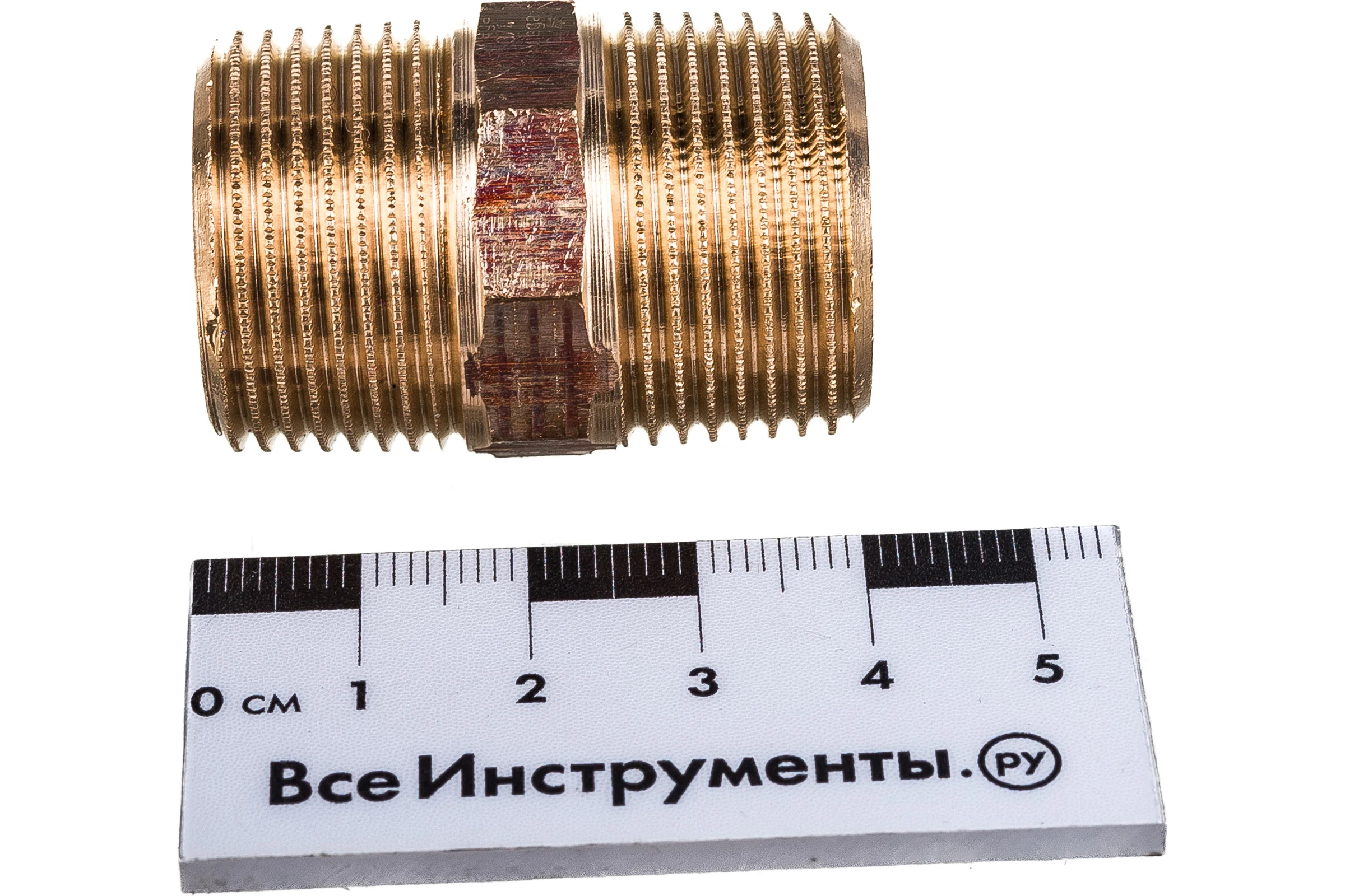 Ниппель Viega НН, 3/4", бронза, равнопроходной 266615