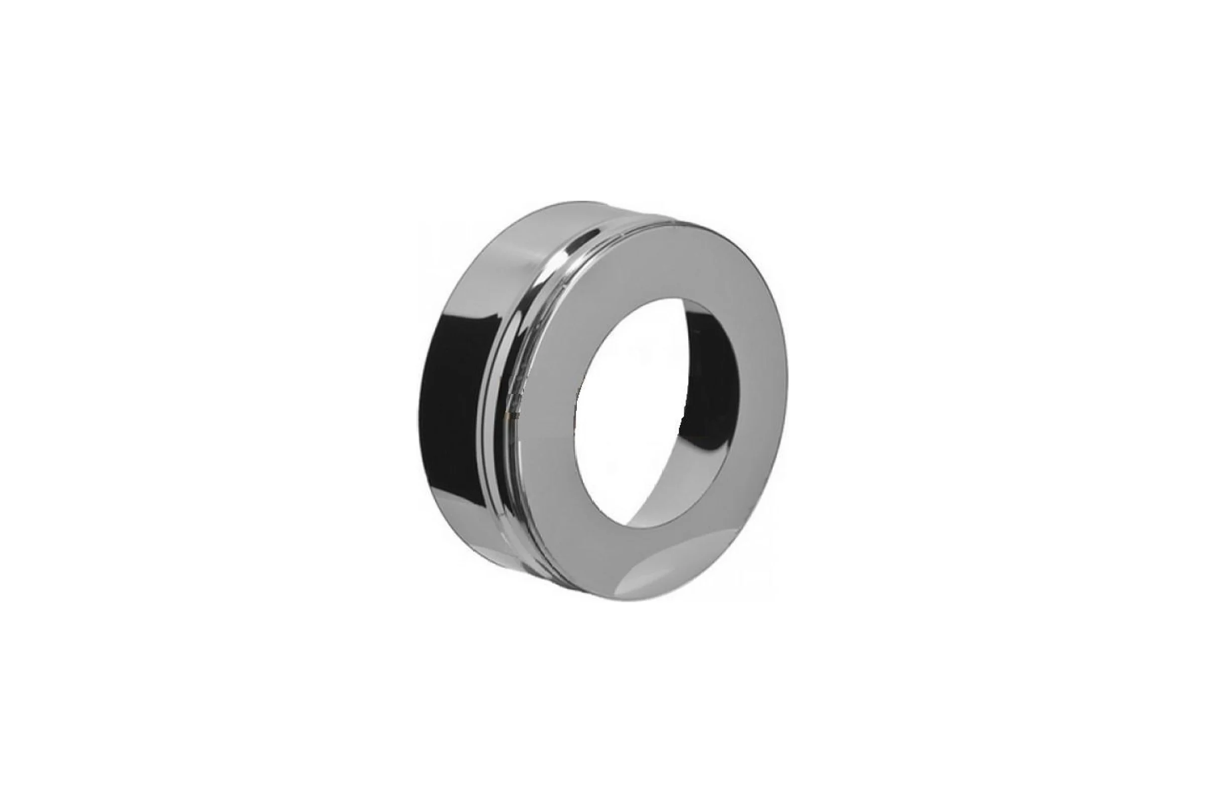 Заглушка с отверстием Ferrum 430, 0.5 мм, ф180x280 f1411