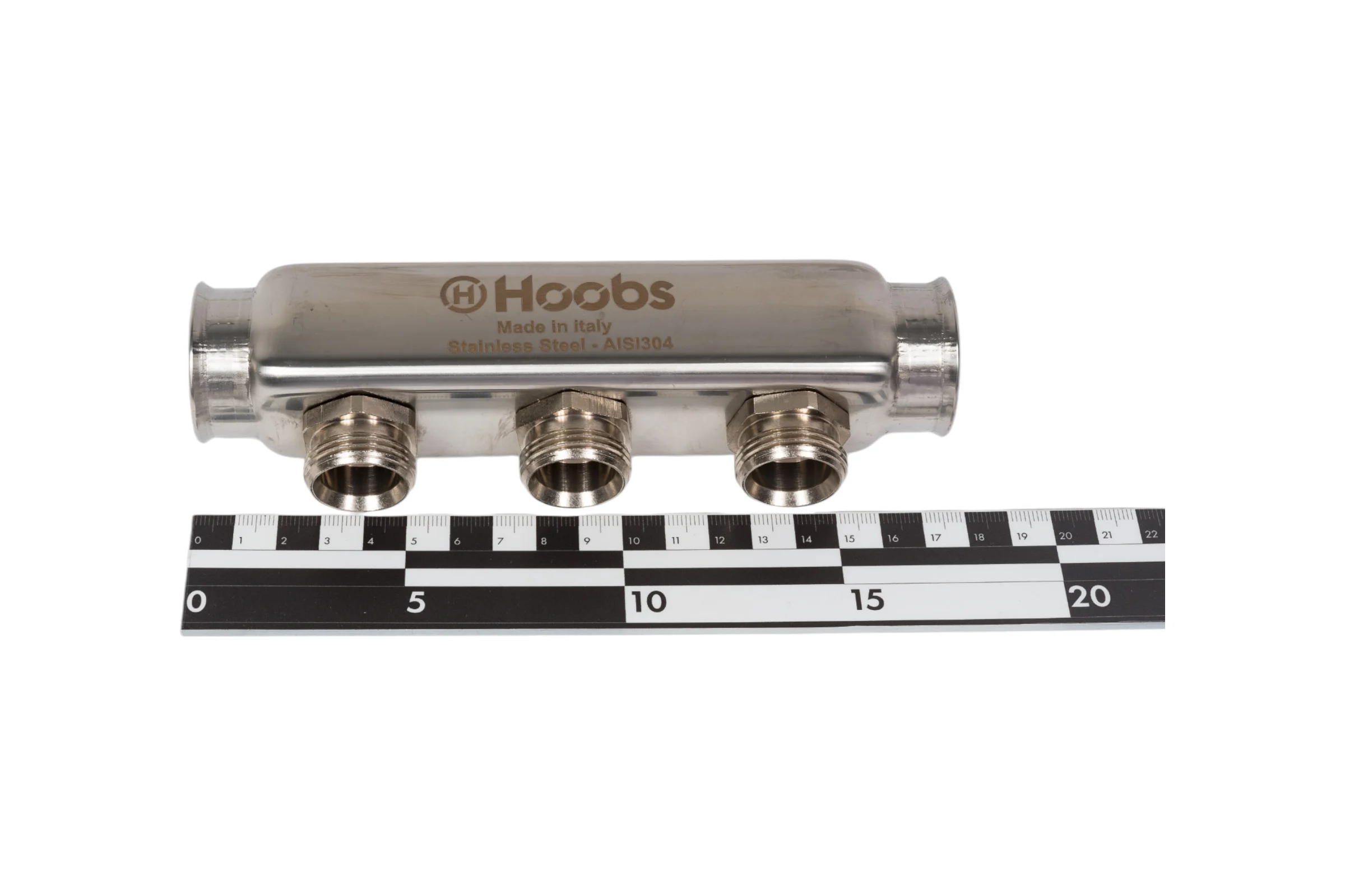 Коллектор Hoobs нержавеющая сталь, без регулировки, 1"х3/4"-3 вых. HB-INCGO-111503
