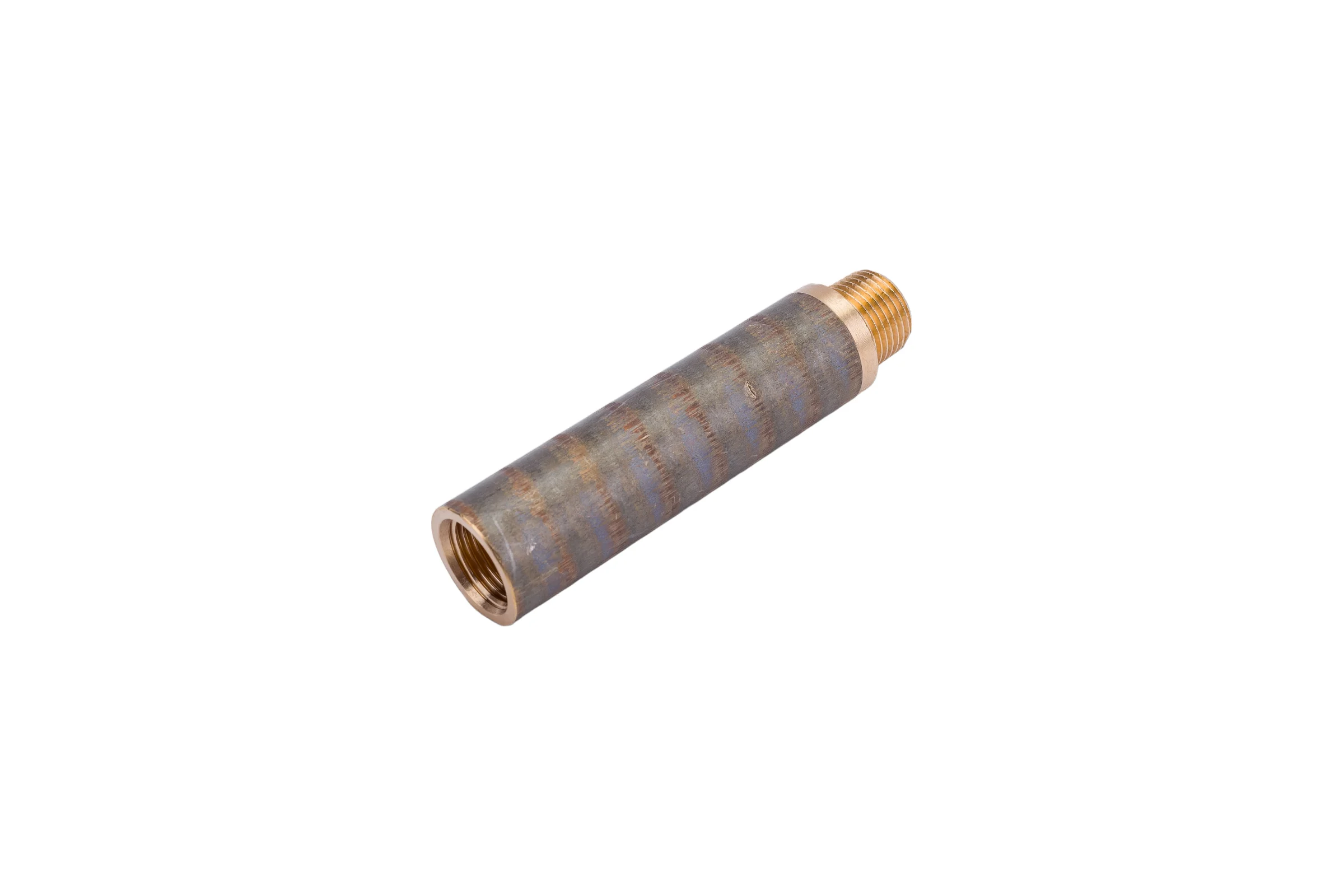 Удлинитель Viega, НВ, 1/2"х100 мм бронза 357245