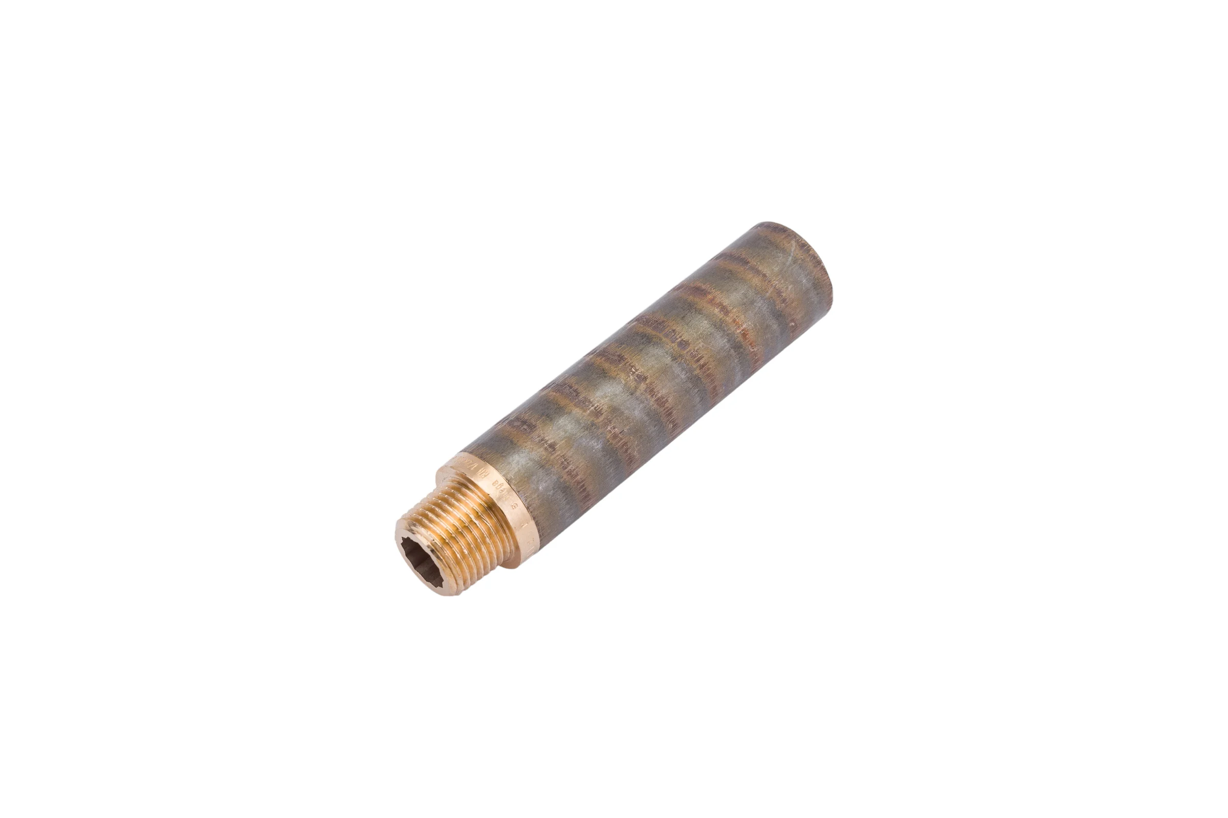 Удлинитель Viega, НВ, 1/2"х100 мм бронза 357245