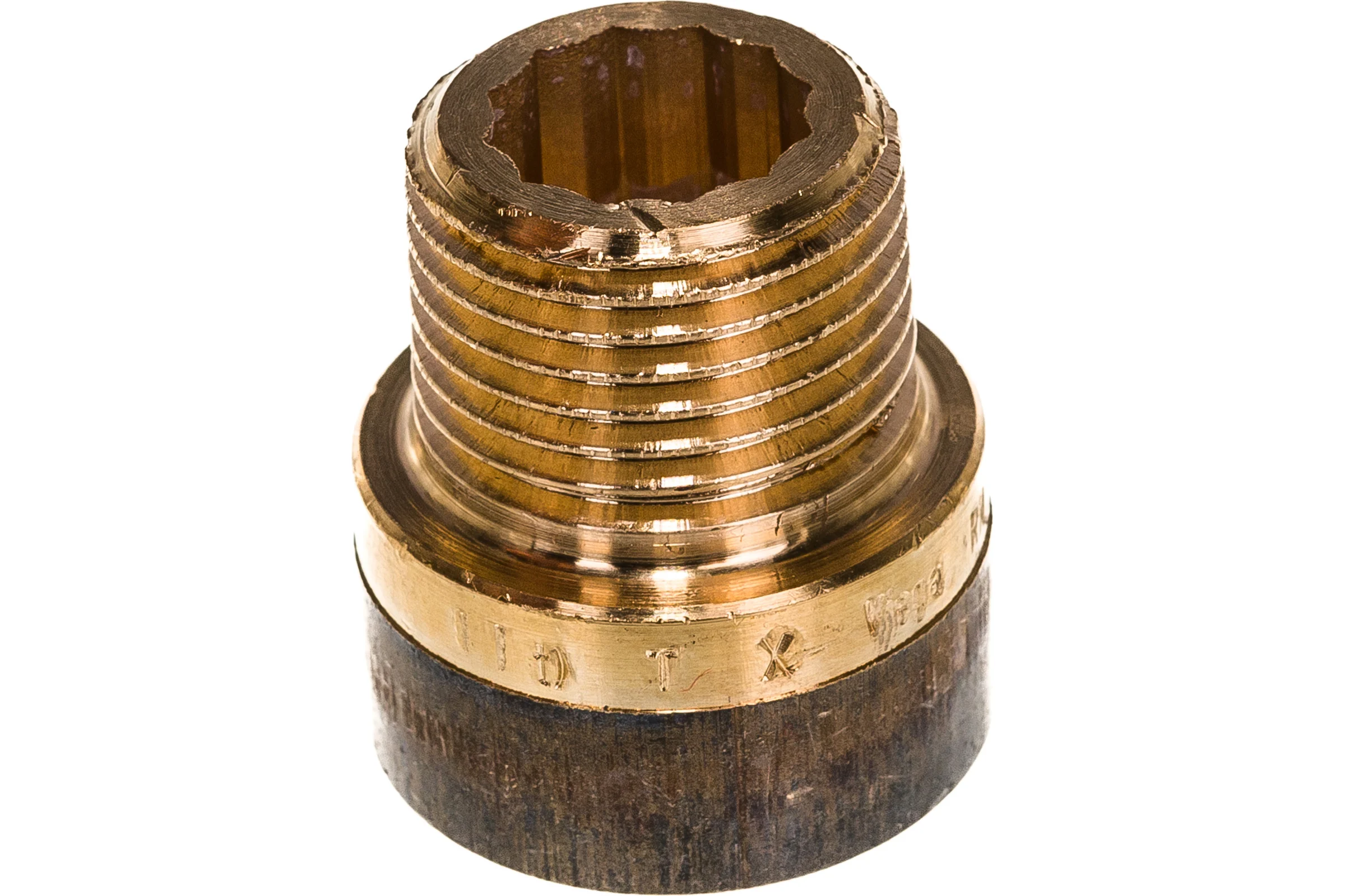 Удлинитель Viega, НВ, 1/2"х15 мм бронза 651121