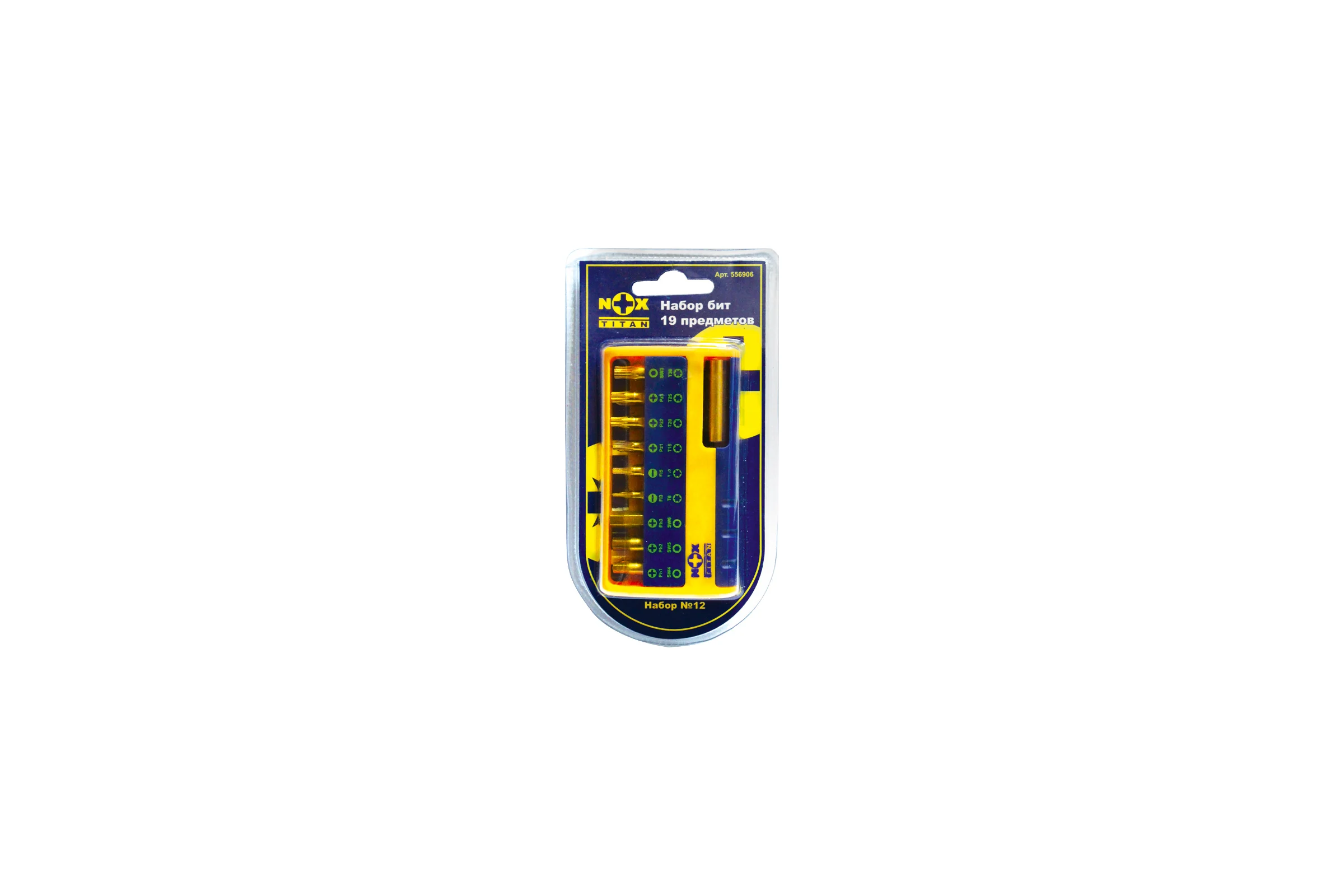 Набор бит №12 Titan 19 шт Ziflex 556906