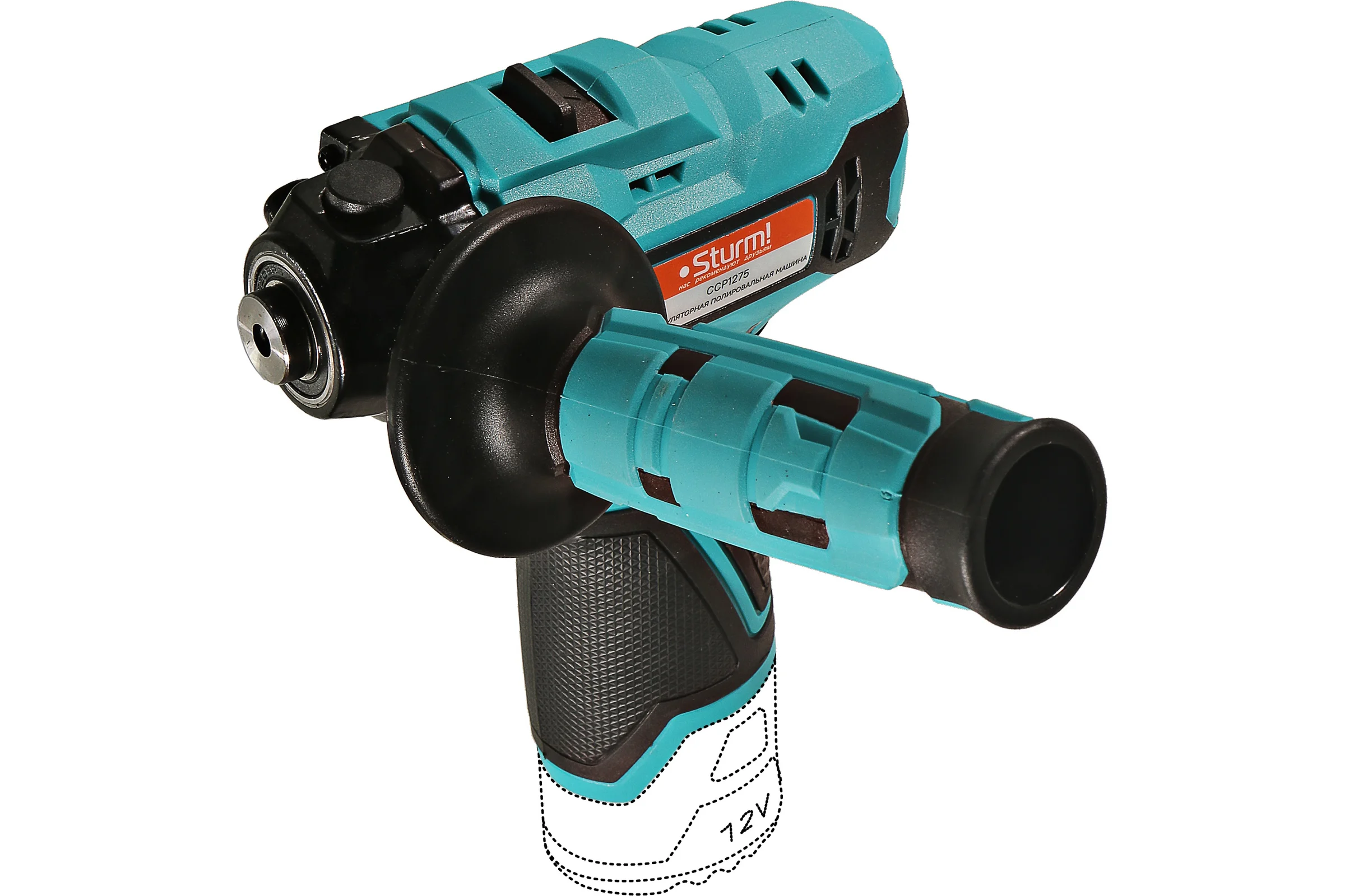Аккумуляторная полировальная машина Sturm 1BatterySystem12V CCP1275