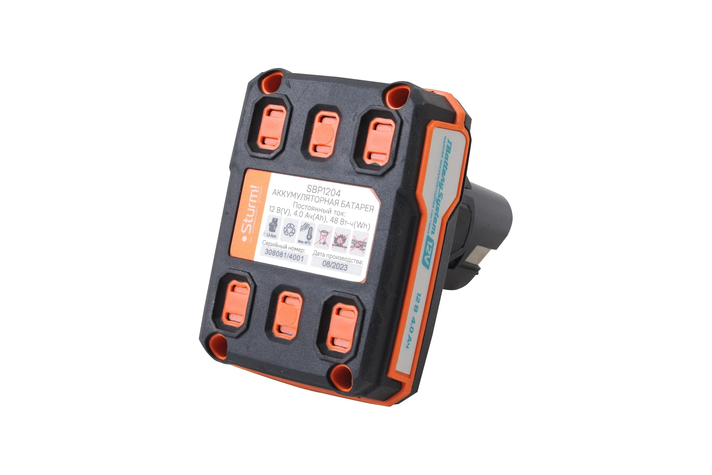 Аккумулятор Sturm 12В, 1BatterySystem12V, 4.0Ач SBP1204