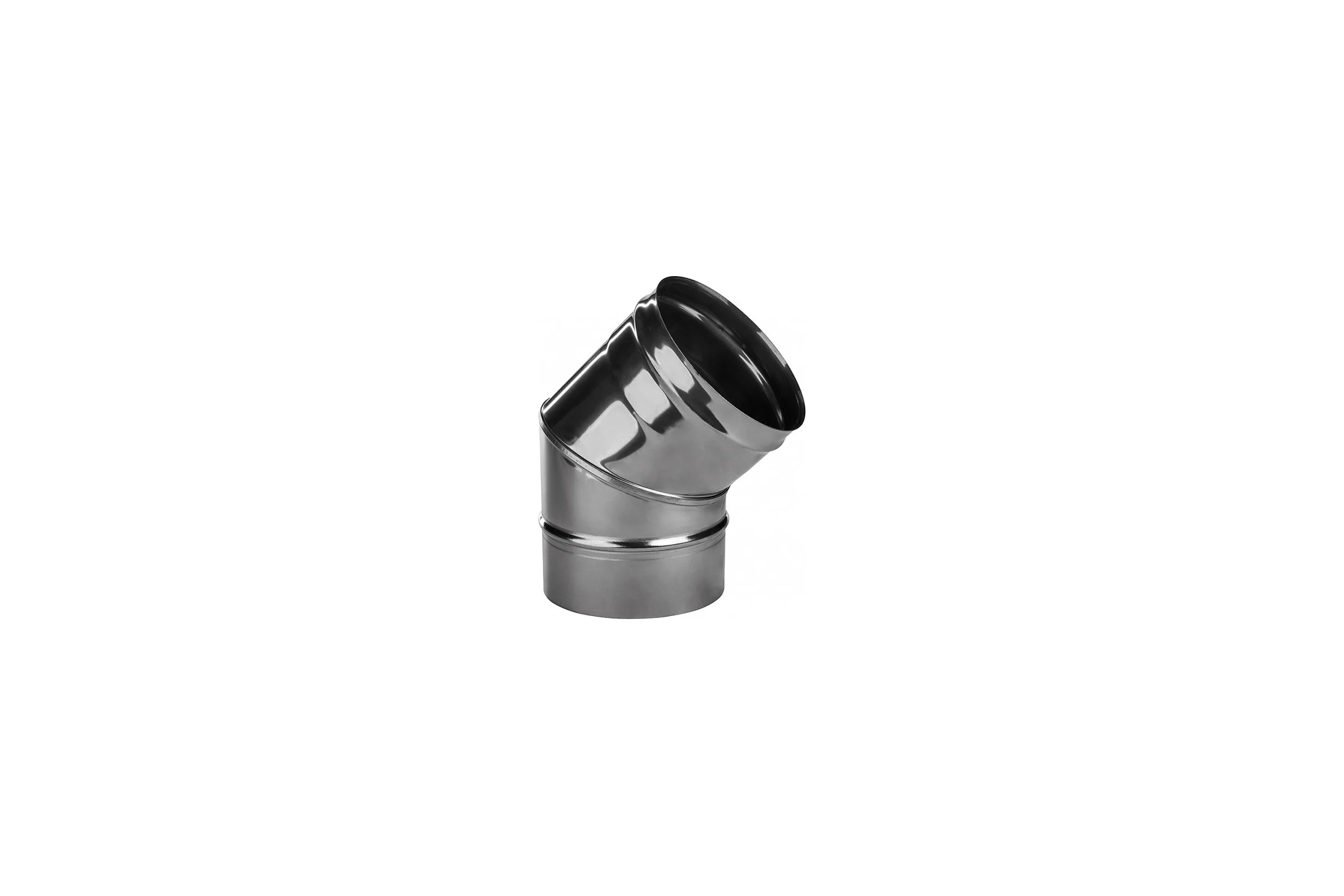 Колено Ferrum 0.5 мм, 45 гр, 135 гр, ф120 мм f2304