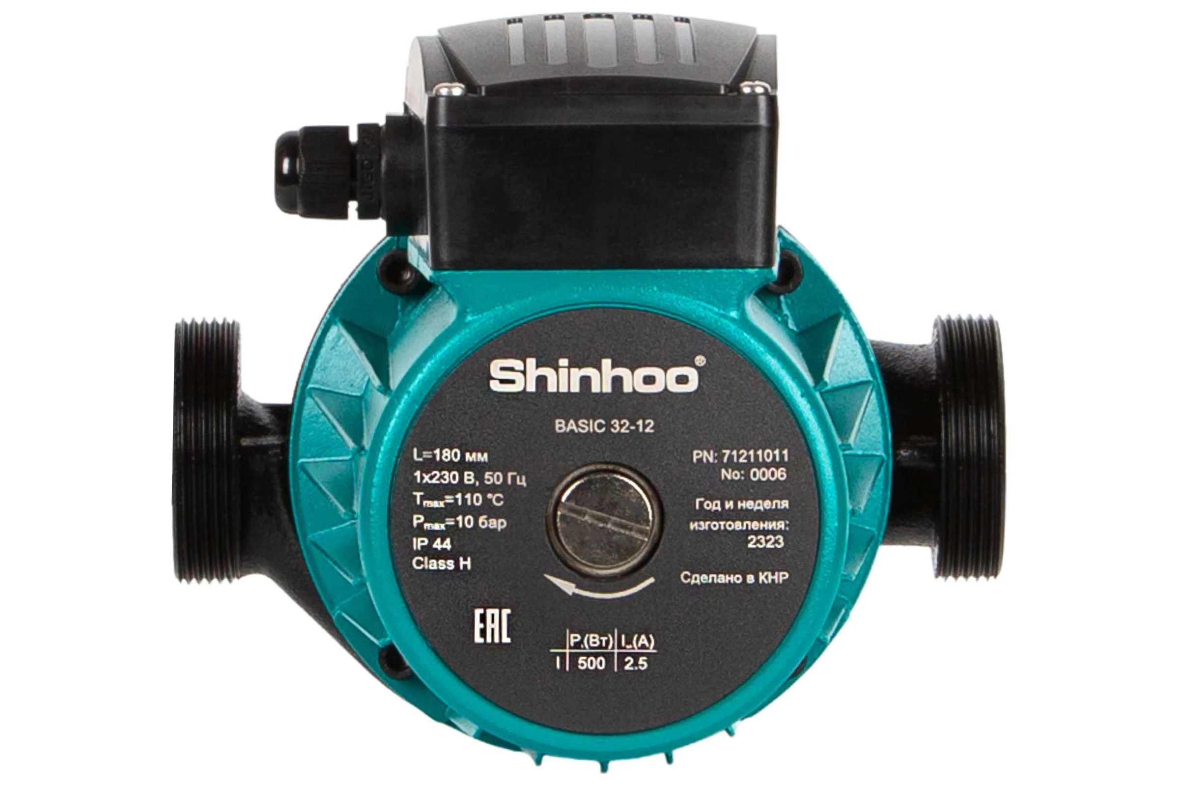Насос циркуляционный Shinhoo BASIC 25-20 230V /36/ 71211009
