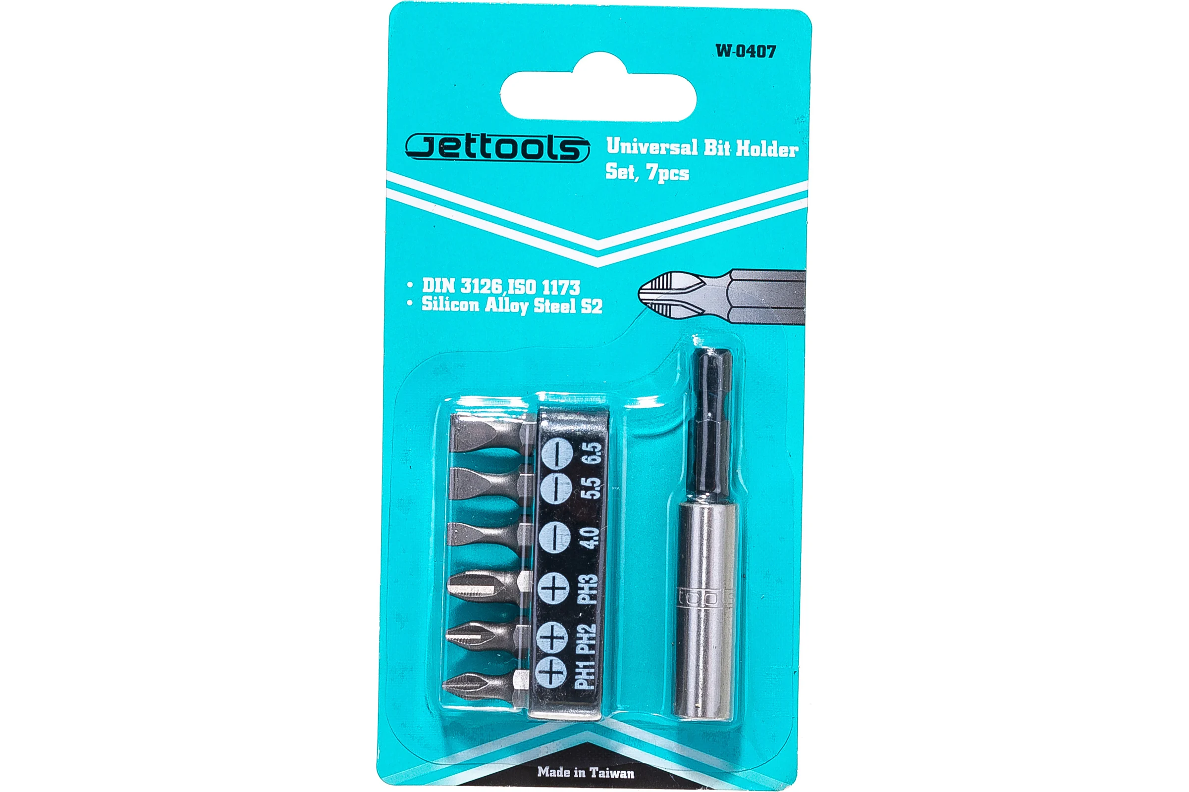 Набор насадок с магнитным держателем 7 шт Jettools W-0407