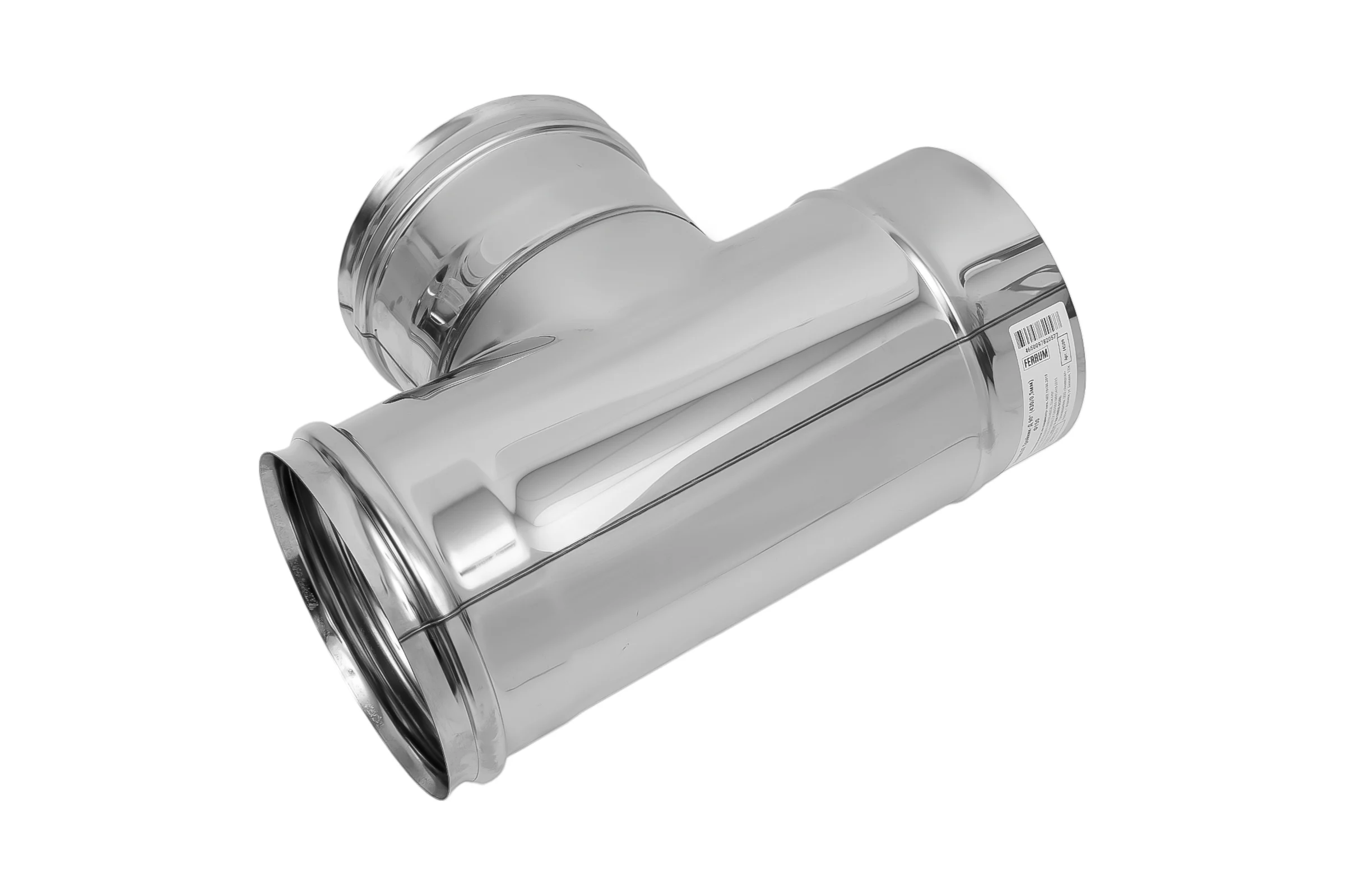 Тройник Ferrum Д 90 гр, 0.5 мм, ф150 f4509