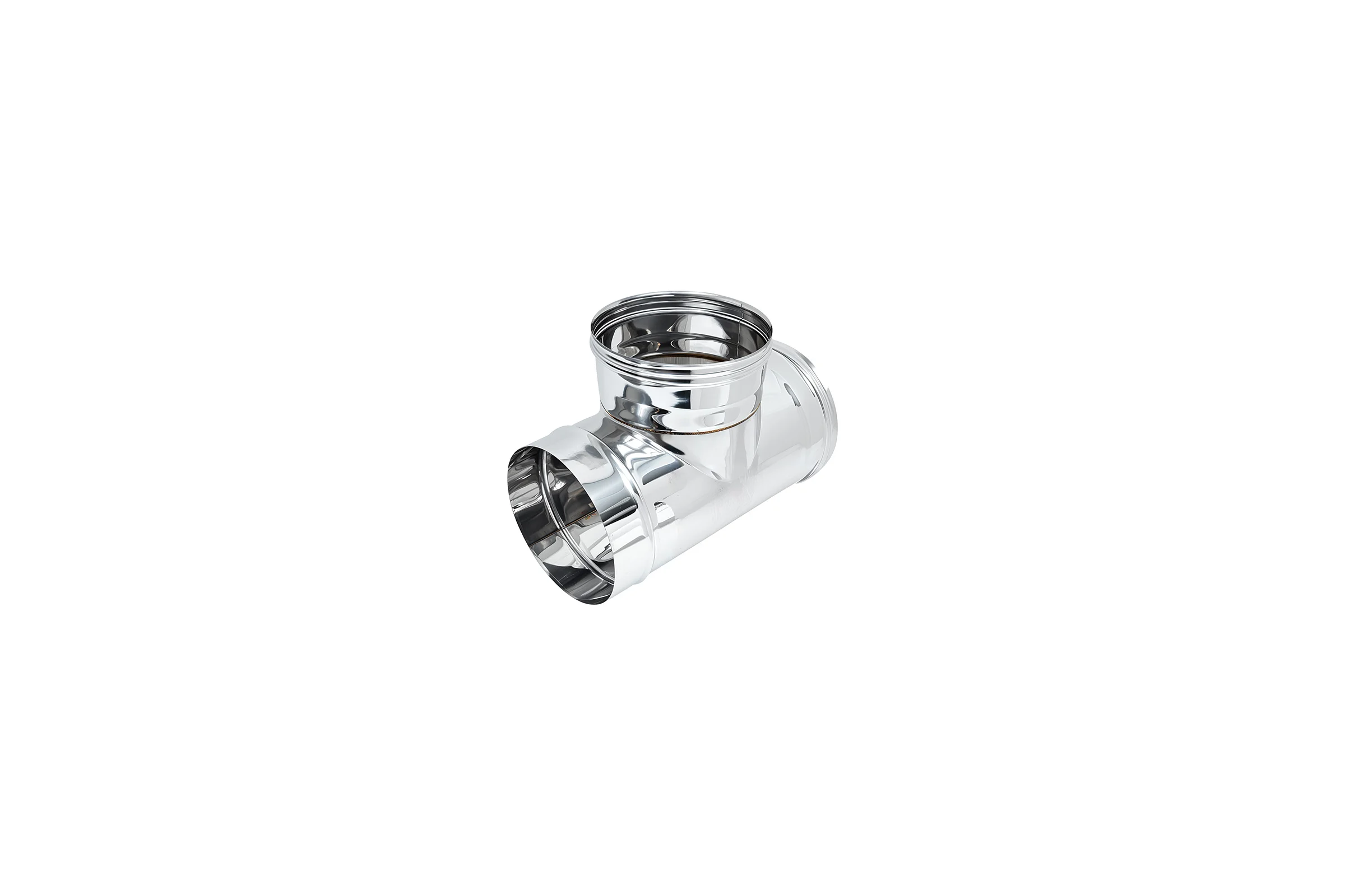 Тройник Ferrum Д 90 гр, 0.5 мм, ф200 f4512