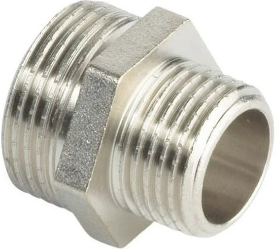Ниппель переходной Altstream НР 1/2x1/4", латунь 003060201