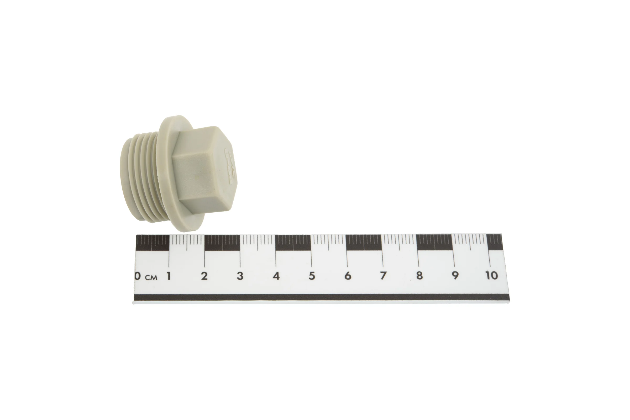 Заглушка TEBO PPR 25x3/4 НР серый 031090202