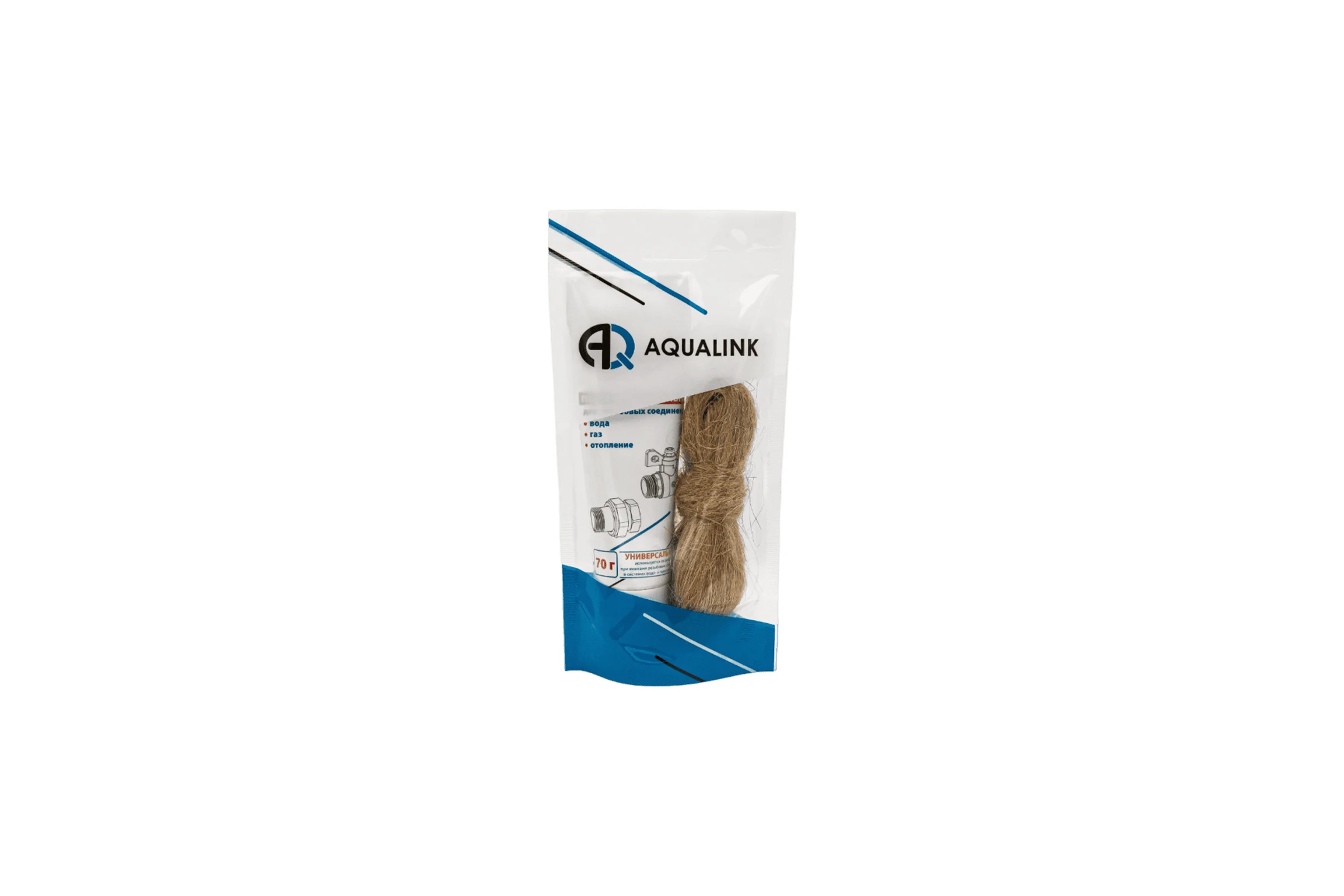 Комплект AQUALINK паста 70 г и лён 15 г в пакете 2181