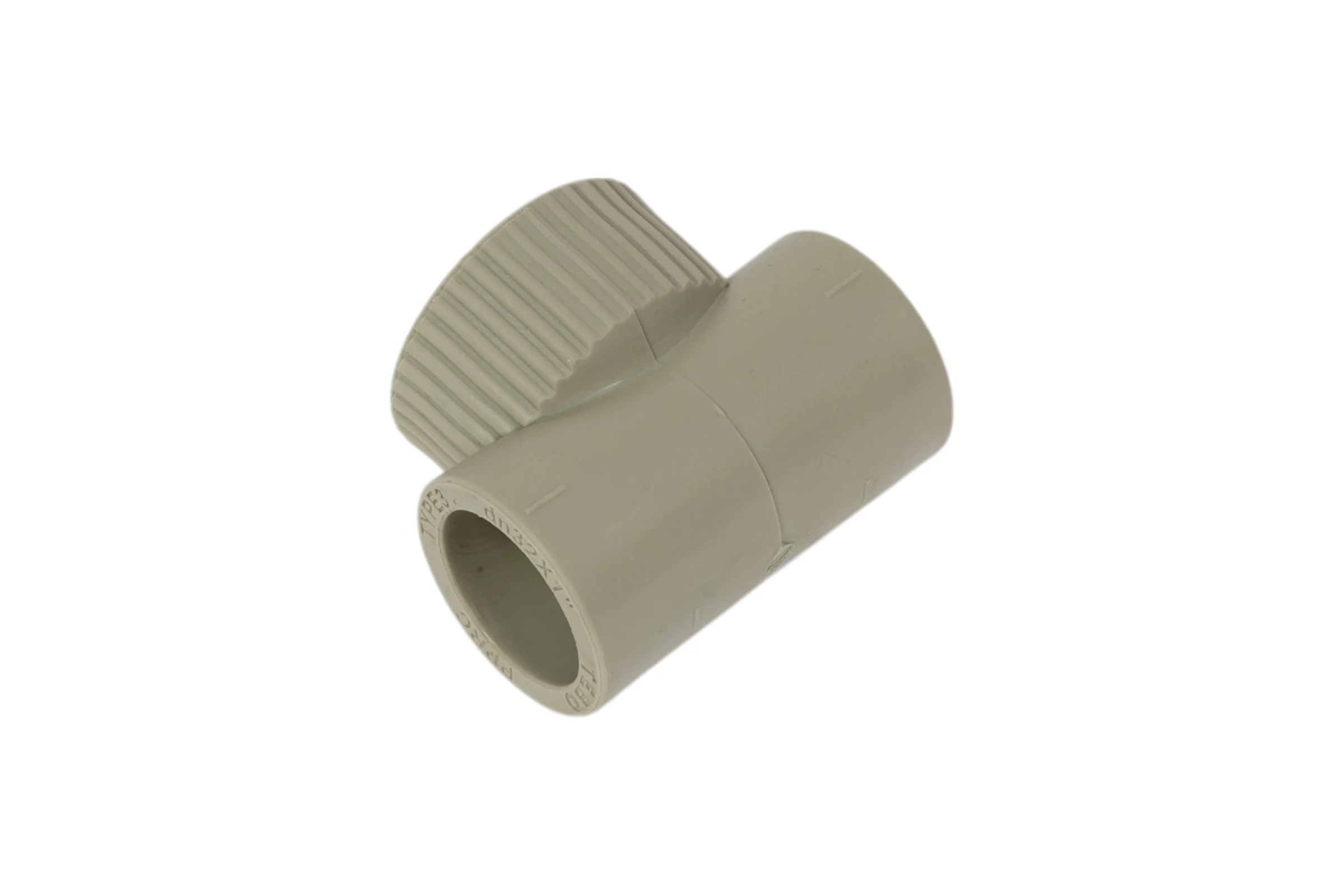 Комбинированный тройник TEBO PPR 32x1" ВР серый 031040310