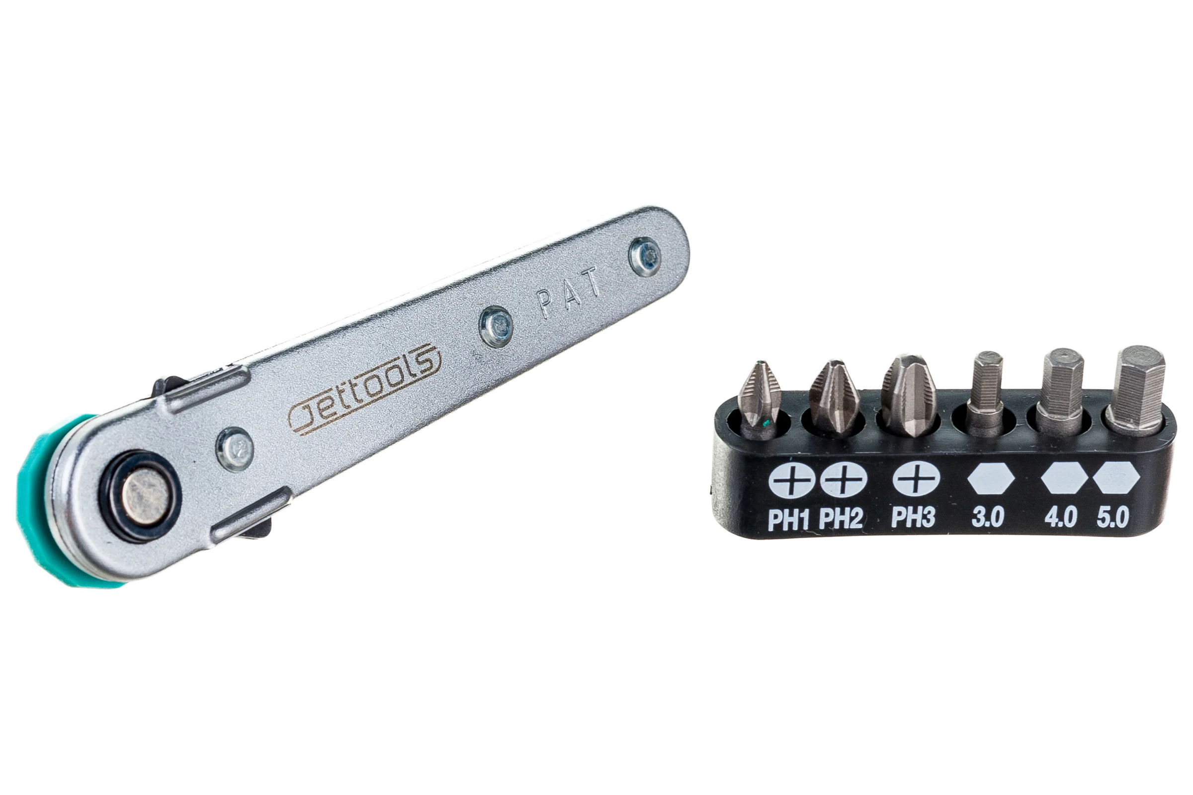 Набор бит с мини-трещоткой Jettools 1/4, 8 шт. W-2108