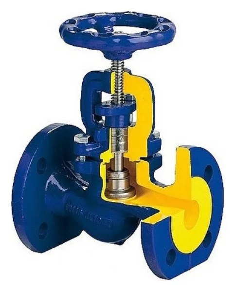 Zetkama Клапан запорный, чугун, Ду40 Ру16, фланцевый 215A040C00 007-7615