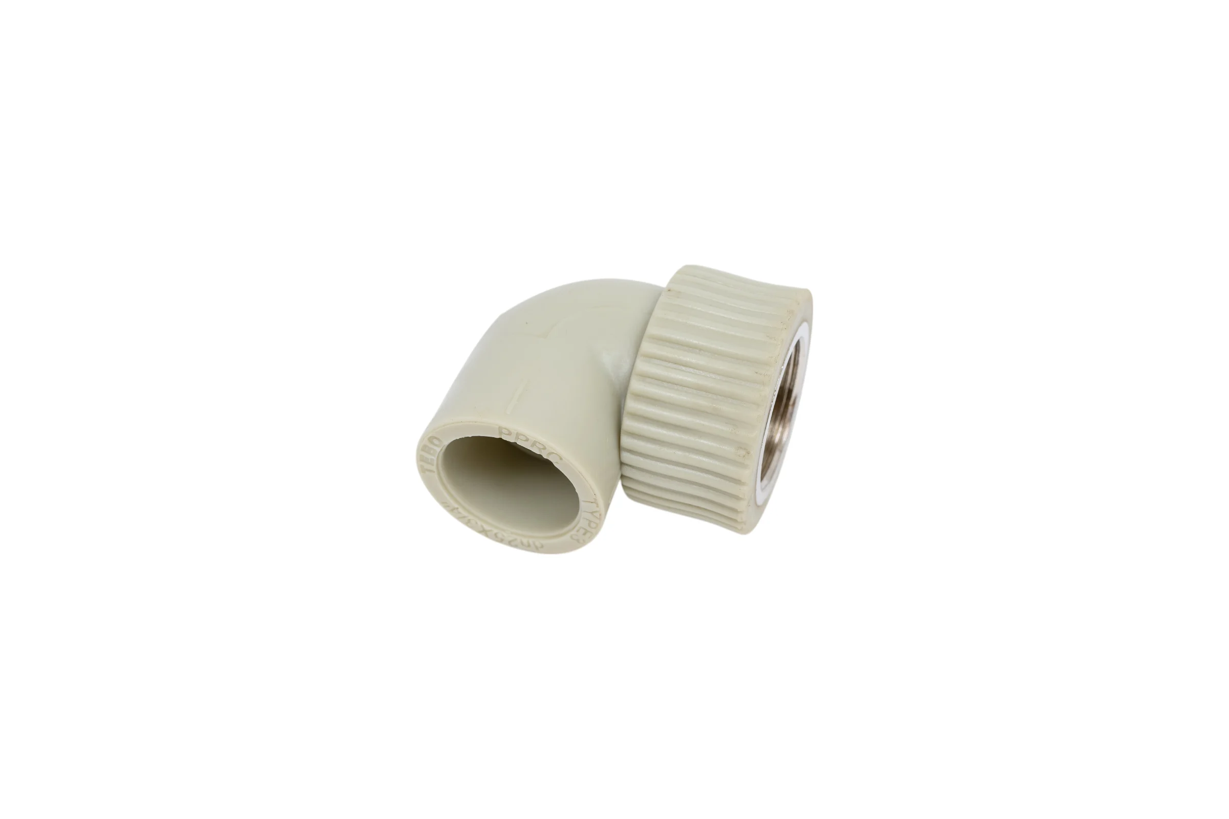 Угольник комбинированный TEBO PPR 25x3/4 ВР серый 031030407