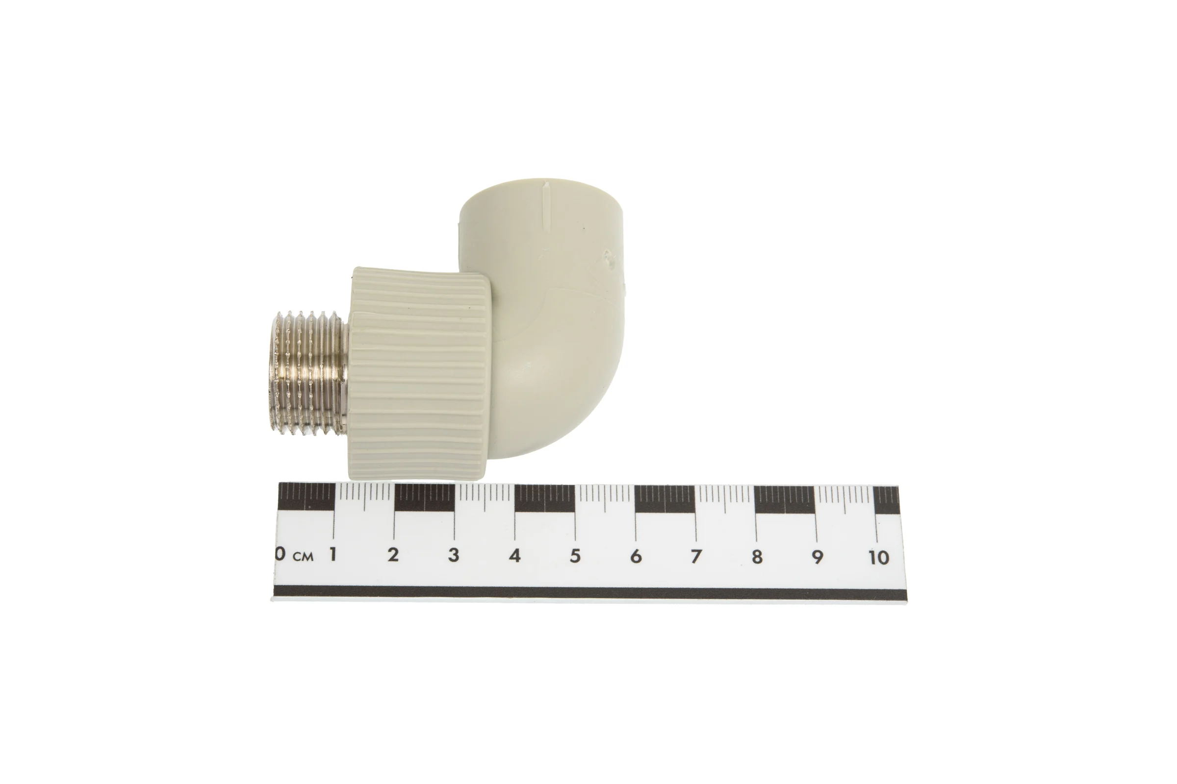 Угольник комбинированный TEBO PPR 20x1/2 НР серый 031033603
