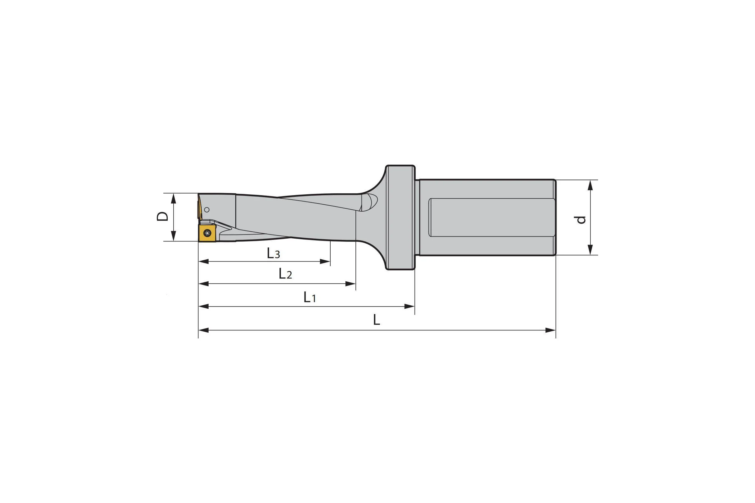Сверло 18.5х93х177 мм DAKSTOOLS KSD-C25-185-5-S