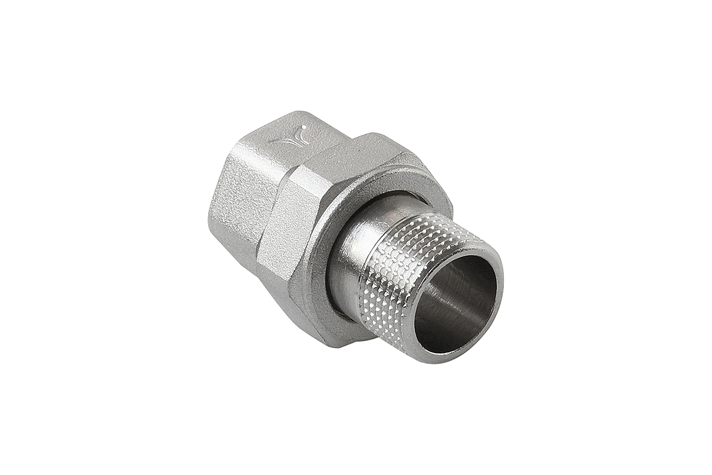 Соединение PRO AQUA разъемное, прямое, резьбовое, Н/В, ШК 1/2 10-m15-f15xb