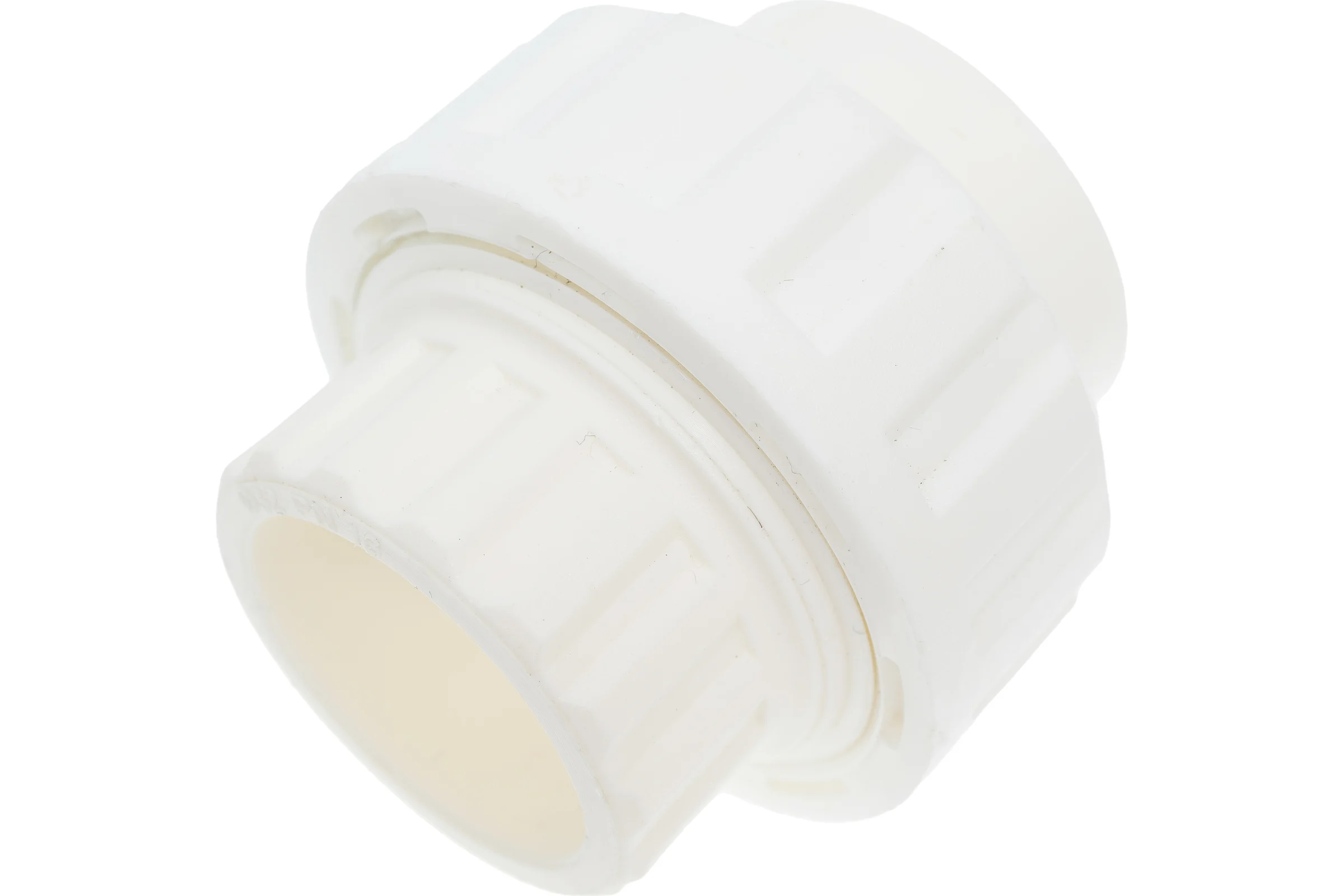 Муфта PRO AQUA PP-R разъемная, пластиковая, белая, PN 10 ШК 32 PA19012b