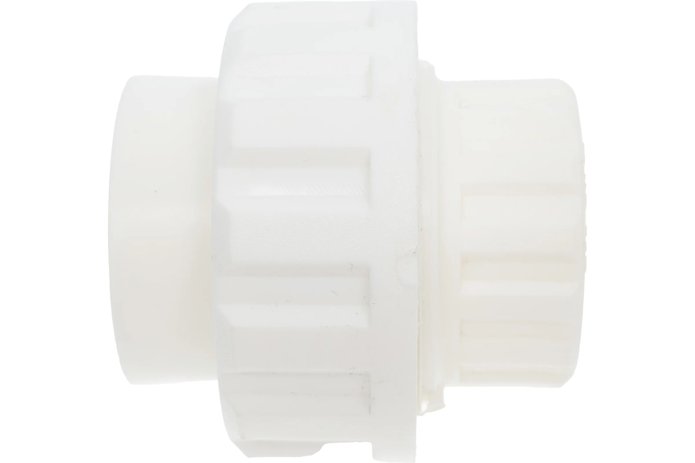 Муфта PRO AQUA PP-R разъемная, пластиковая, белая, PN 10 ШК 32 PA19012b