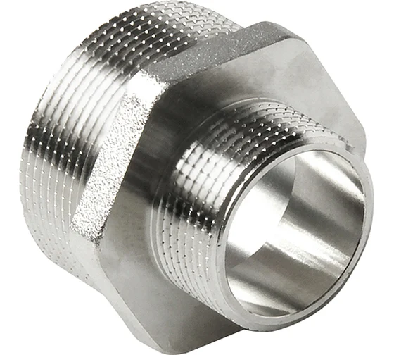 Ниппель PRO AQUA латунный, НР, резьбовой, переходной, ШК 1/2x3/8 06-m15-m10xb