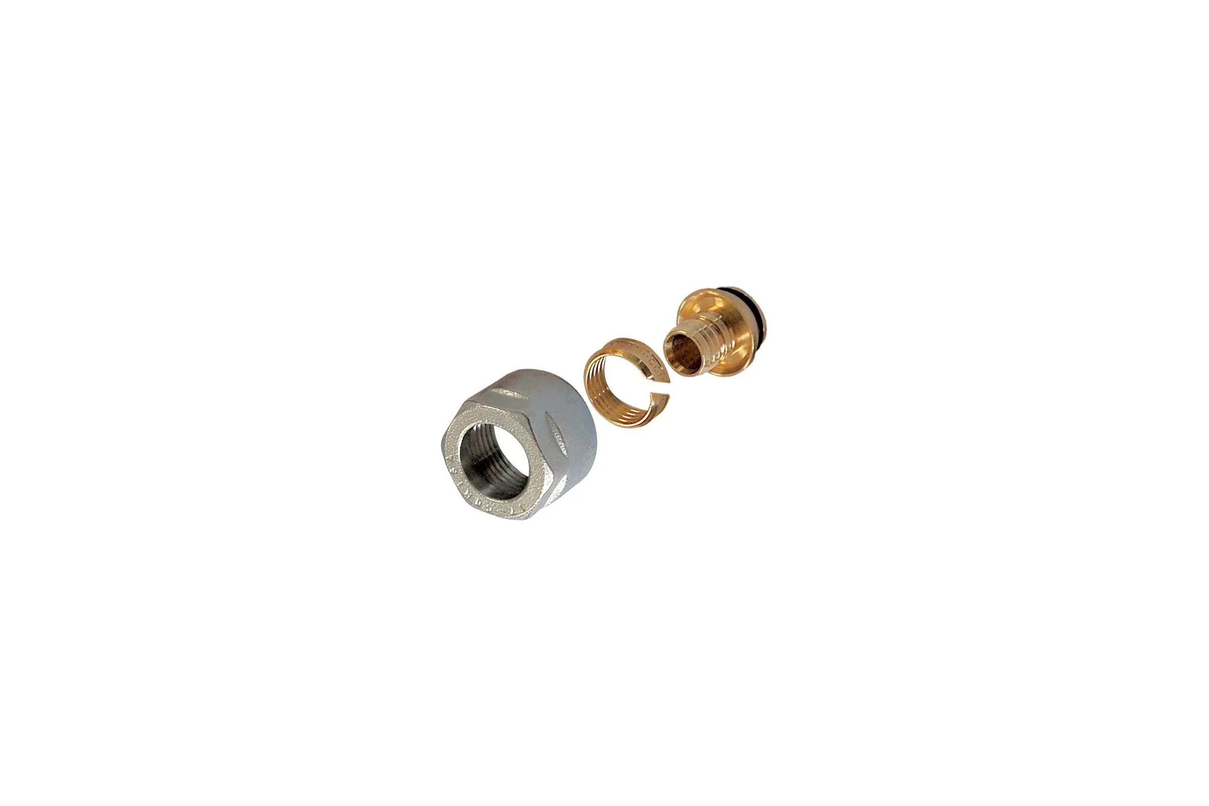 Переходник Giacomini МП латунь R179E Дн 16х2,0х1/2 с евроконусом R179EY055 040-0235