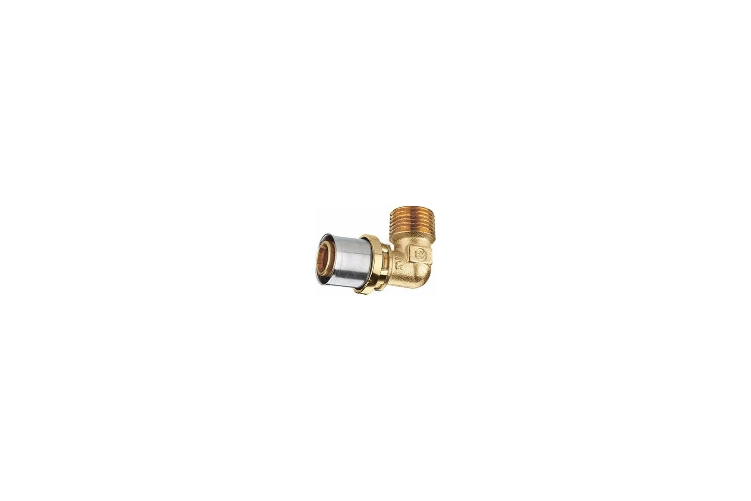 Угольник Giacomini МП/PE-X латунь пресс RM127 Дн 20х1/2х90гр НР RM127Y037 027-6573