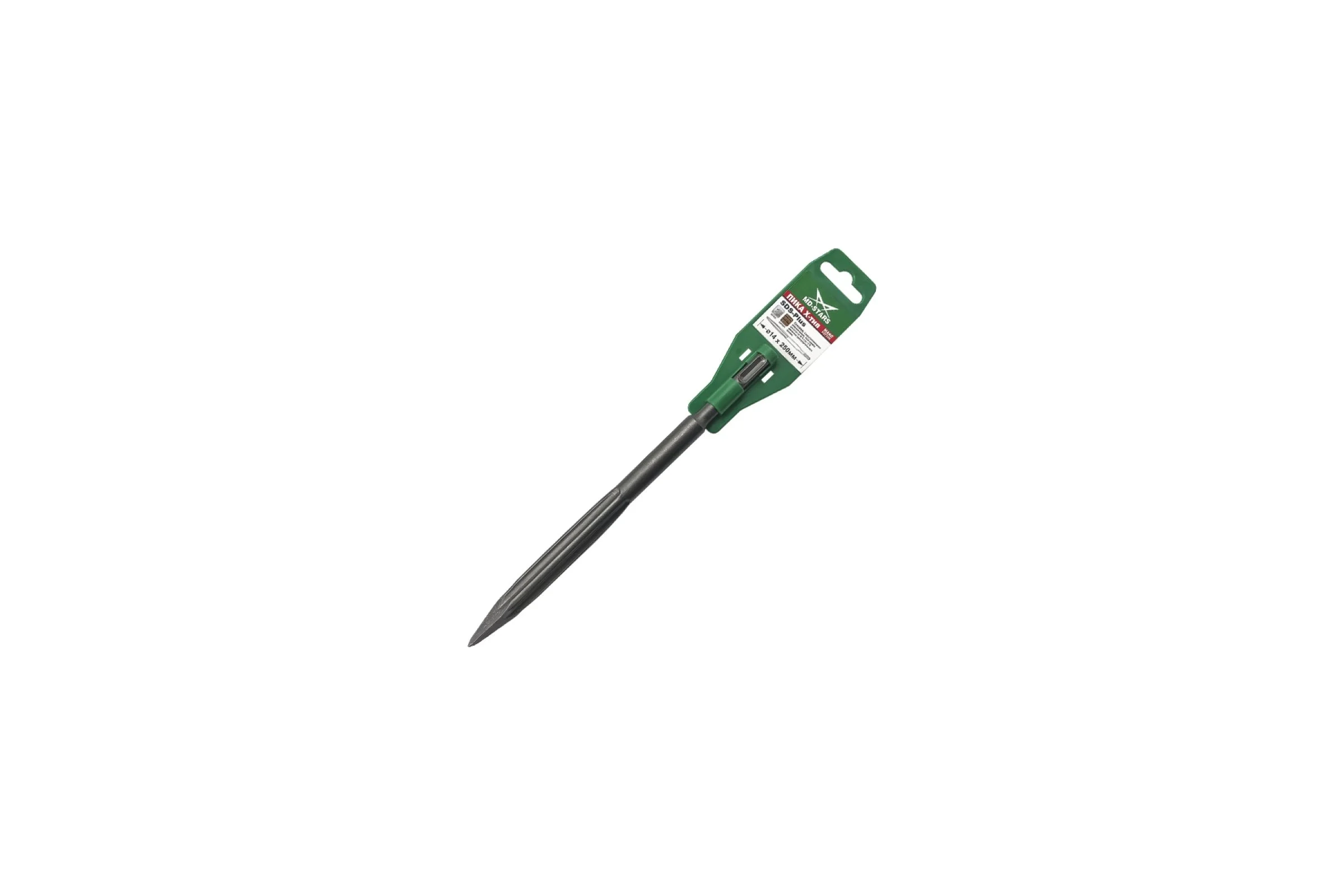 Пика самозатачивающаяся Х-ТИП 14х250 мм, SDS-Plus MD-STARS MD-ZUBX14*250