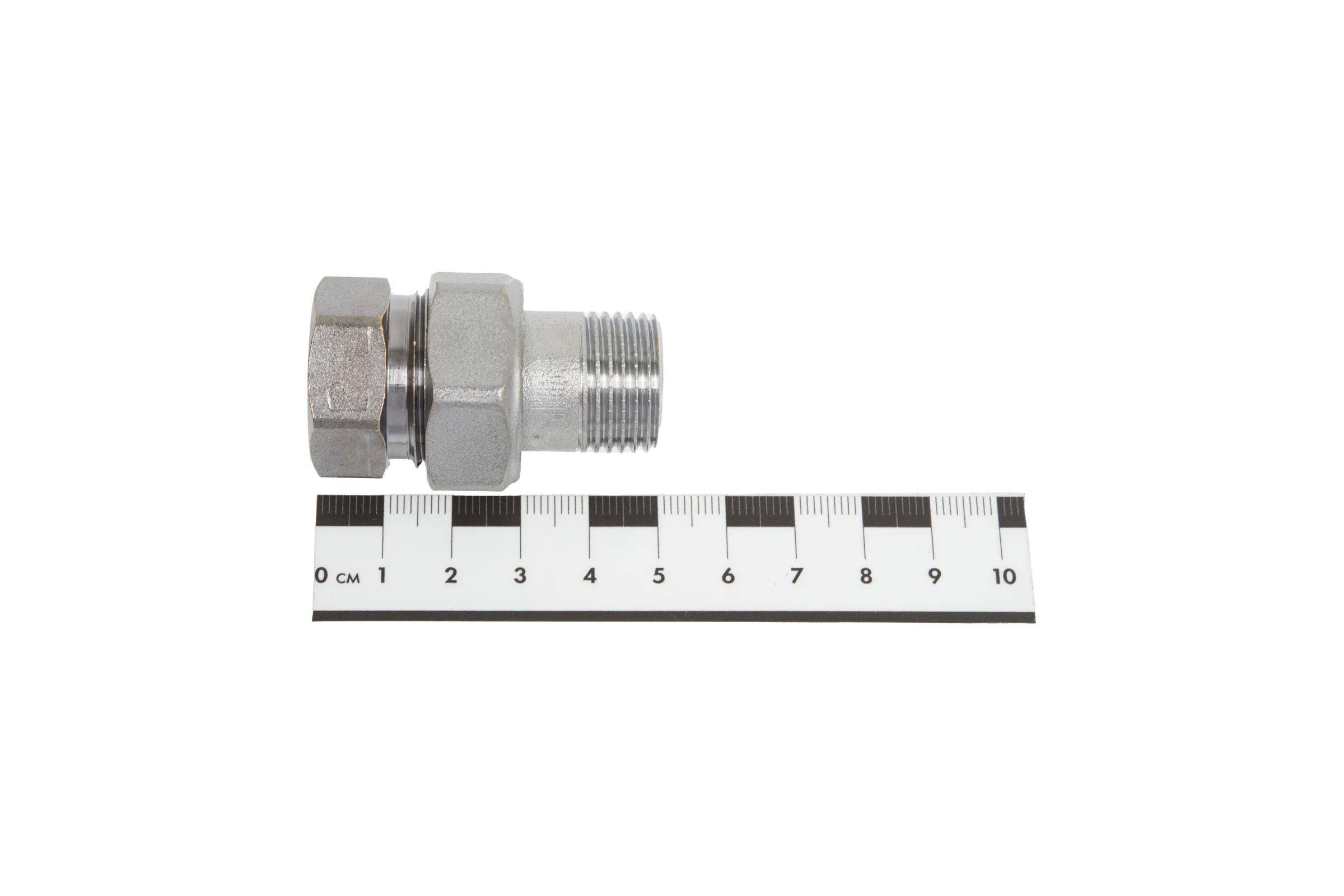 Соединитель Giacomini латунь хром американка Ду 15 1/2 прямой ВР/НР R18 R18X003 127-0770