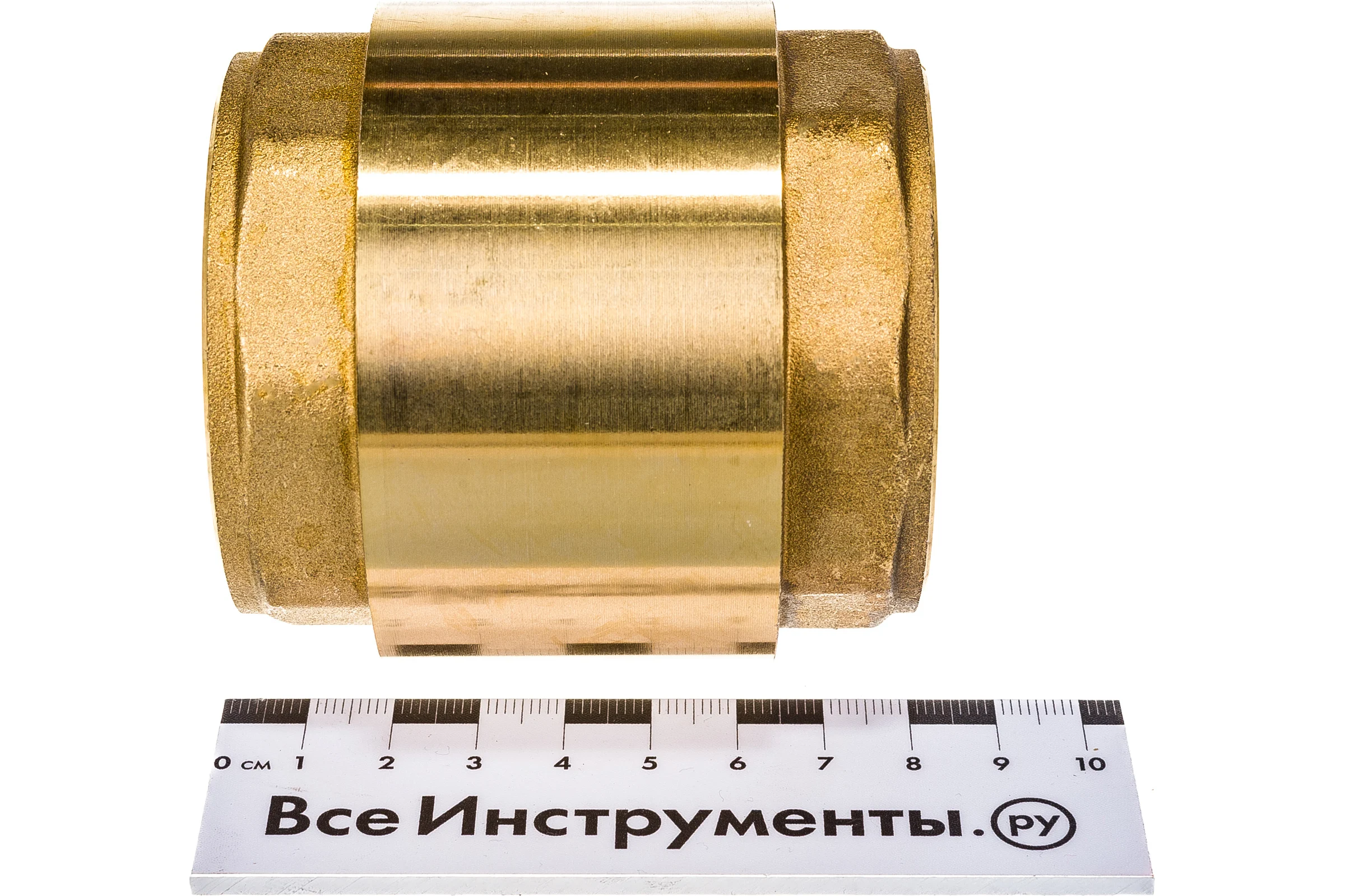 Обратный клапан Giacomini латунь севой R60 Ду 50 Ру25 Тмакс 110С ВР G2 диск металл R60Y038 019-0904