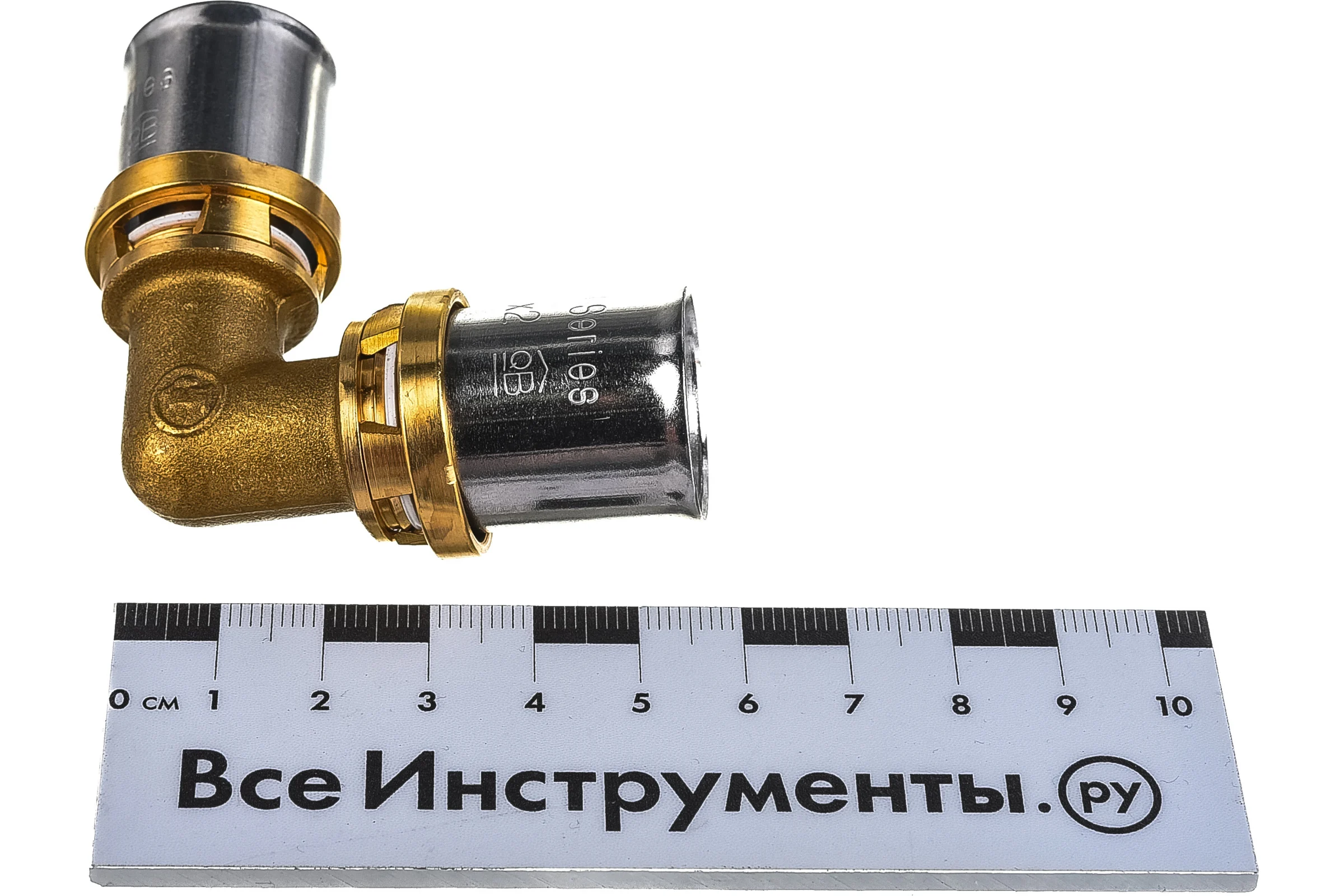 Угольник МП/PE-X Giacomini RM122 латунь пресс, Дн 20х90гр RM122Y007 027-6571