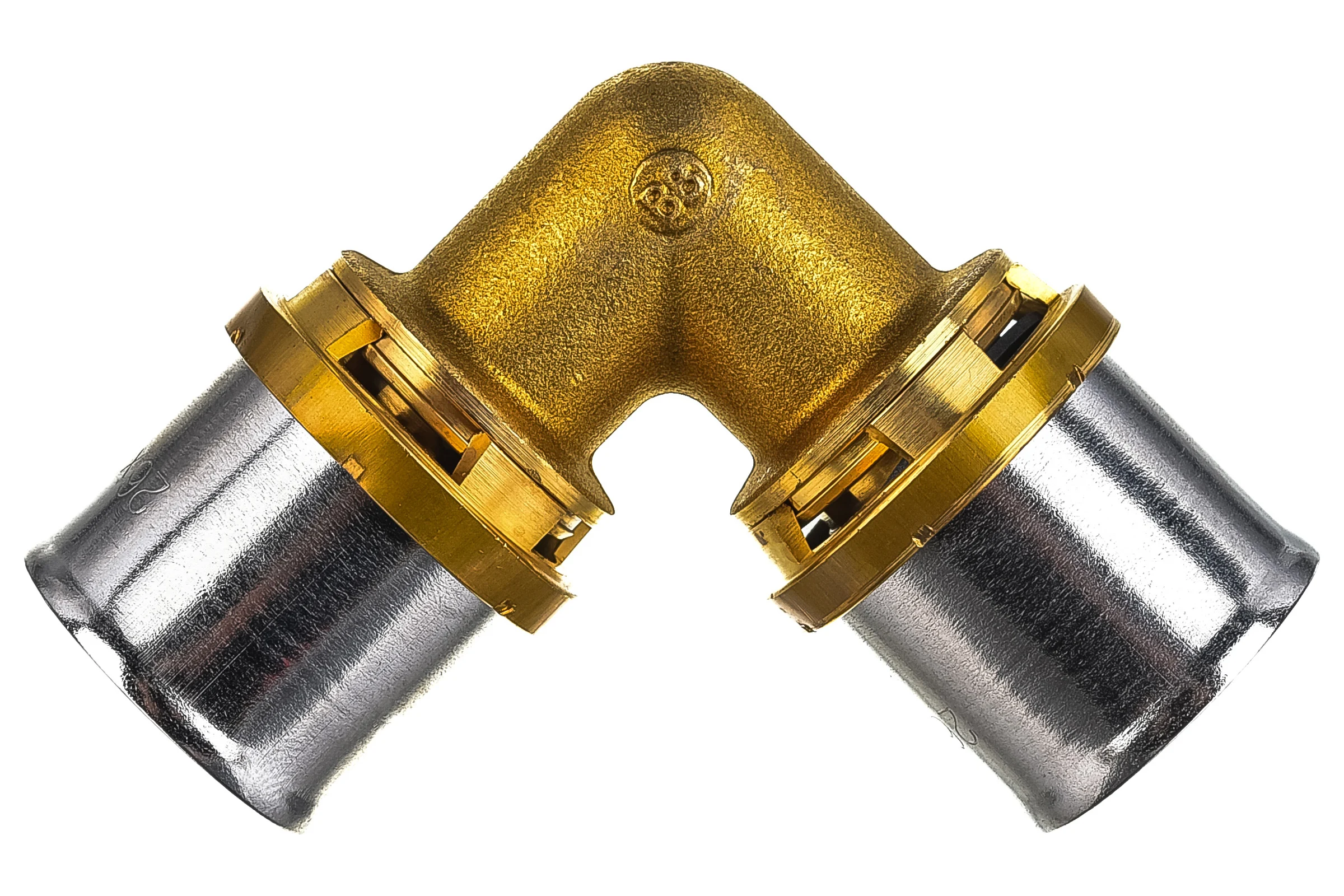 Угольник МП/PE-X Giacomini RM122 латунь пресс, Дн 26х90гр RM122Y009 027-9685