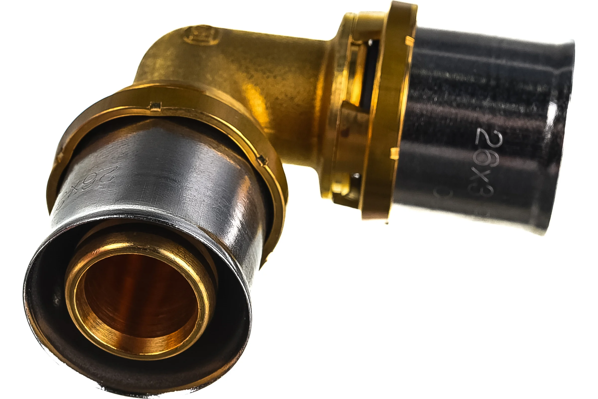 Угольник МП/PE-X Giacomini RM122 латунь пресс, Дн 26х90гр RM122Y009 027-9685
