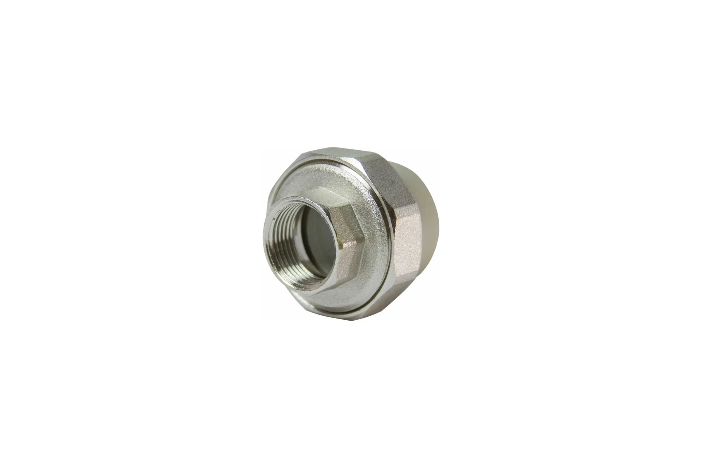 Муфта комбинированная разъемная TEBO PPR, 40x1 1/4 ВР, серый 016020810