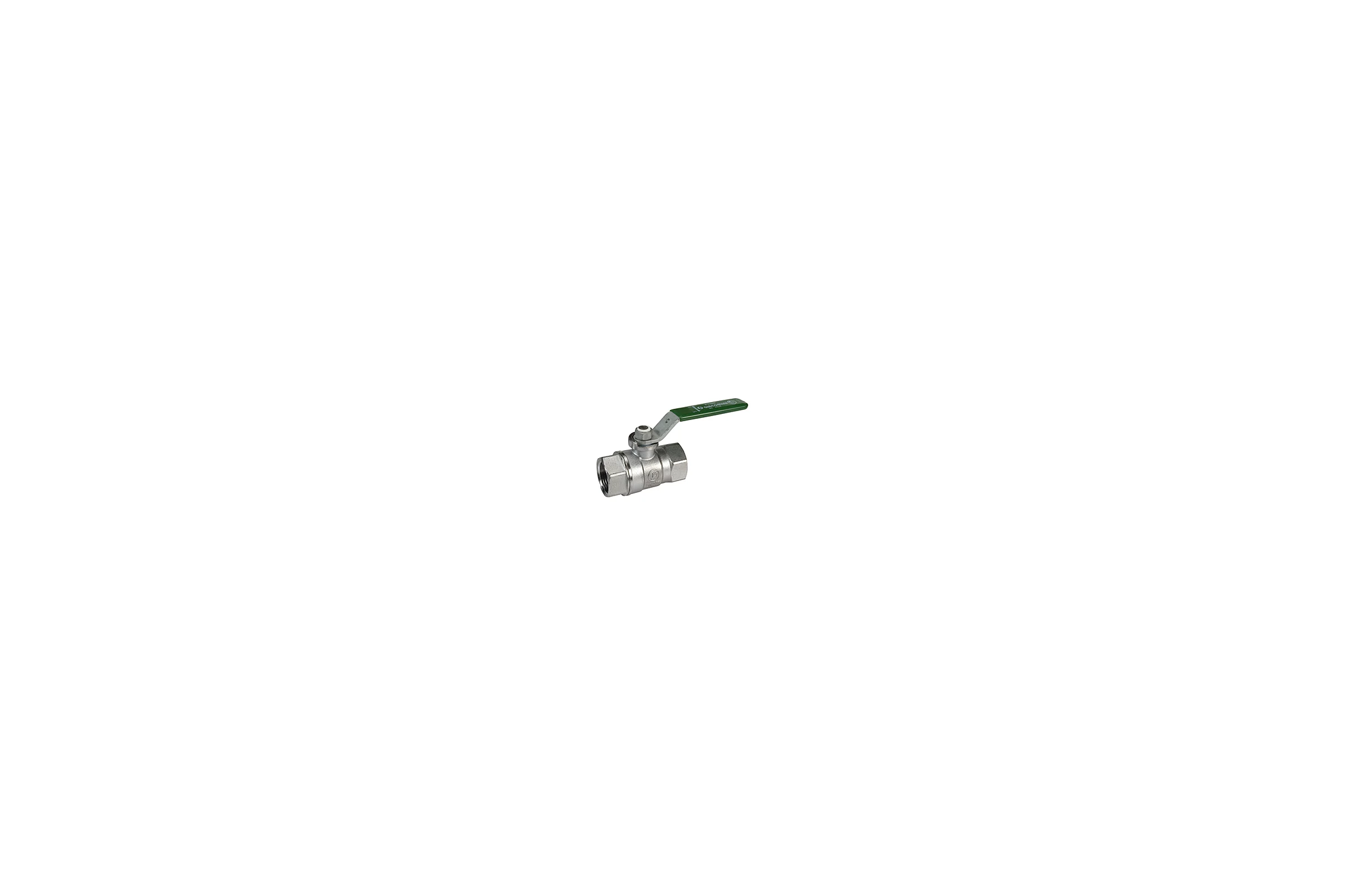 Шаровой кран Giacomini R250W латунь, хром, Ду 25, Ру35, ВР, рычаг R250WX025 107-0347