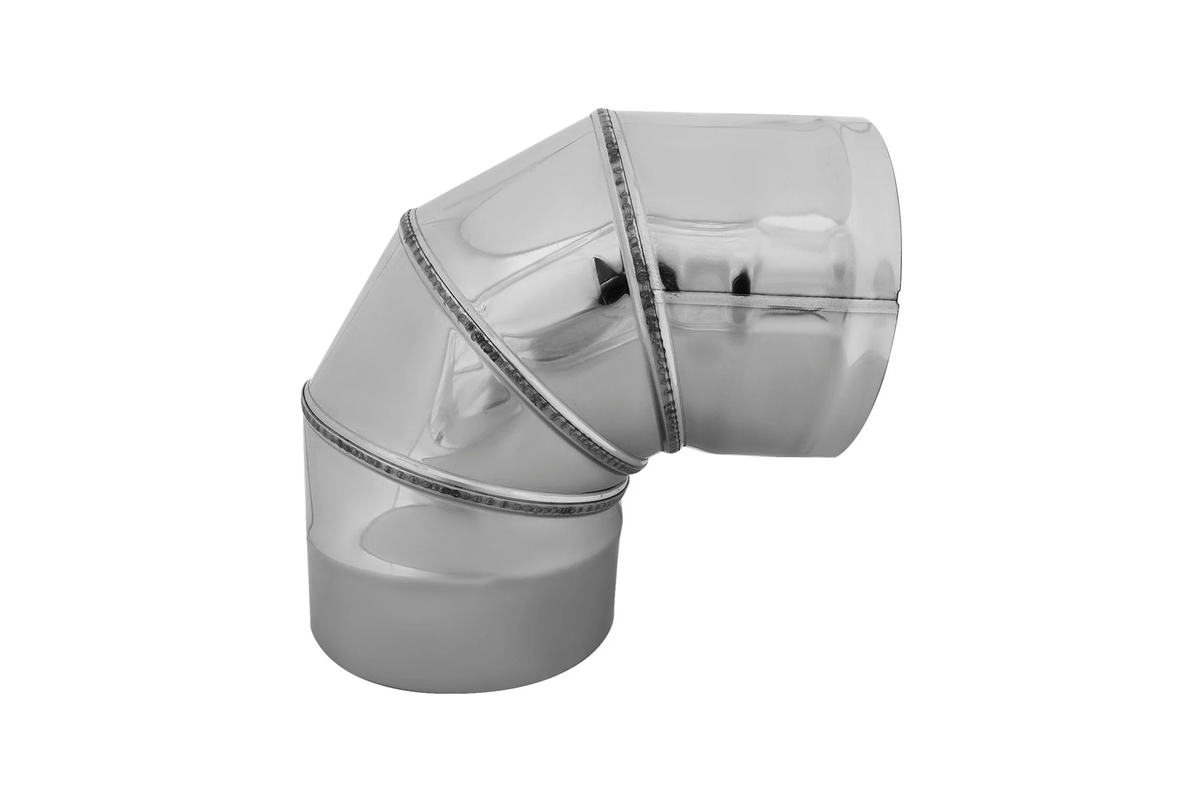 Колено FERRUM 4 сек угол 90гр 430 0 5мм ф 130 мм f2206