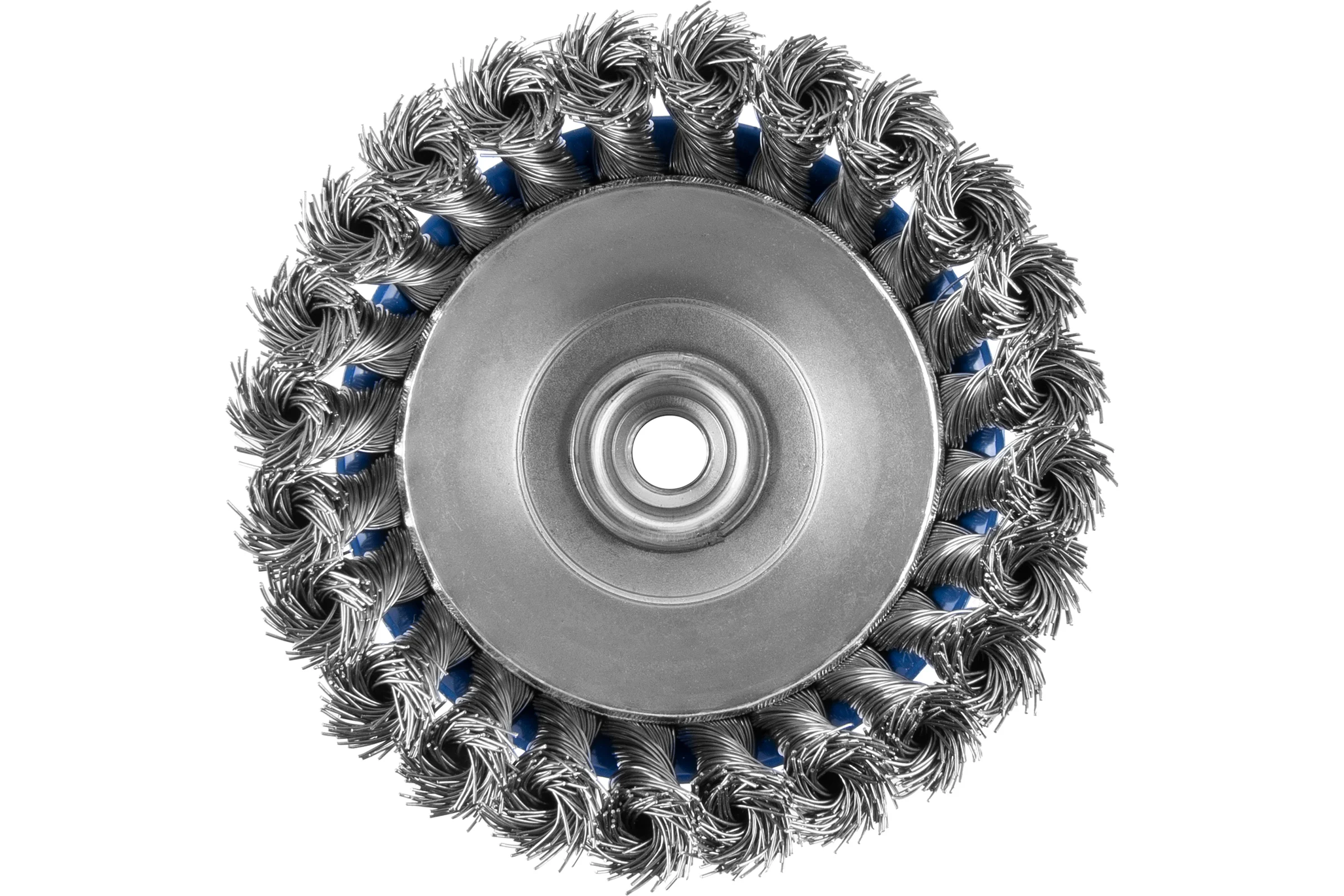 Кордщетка стальная витая для УШМ 125 мм грубая MONOGRAM 107-011