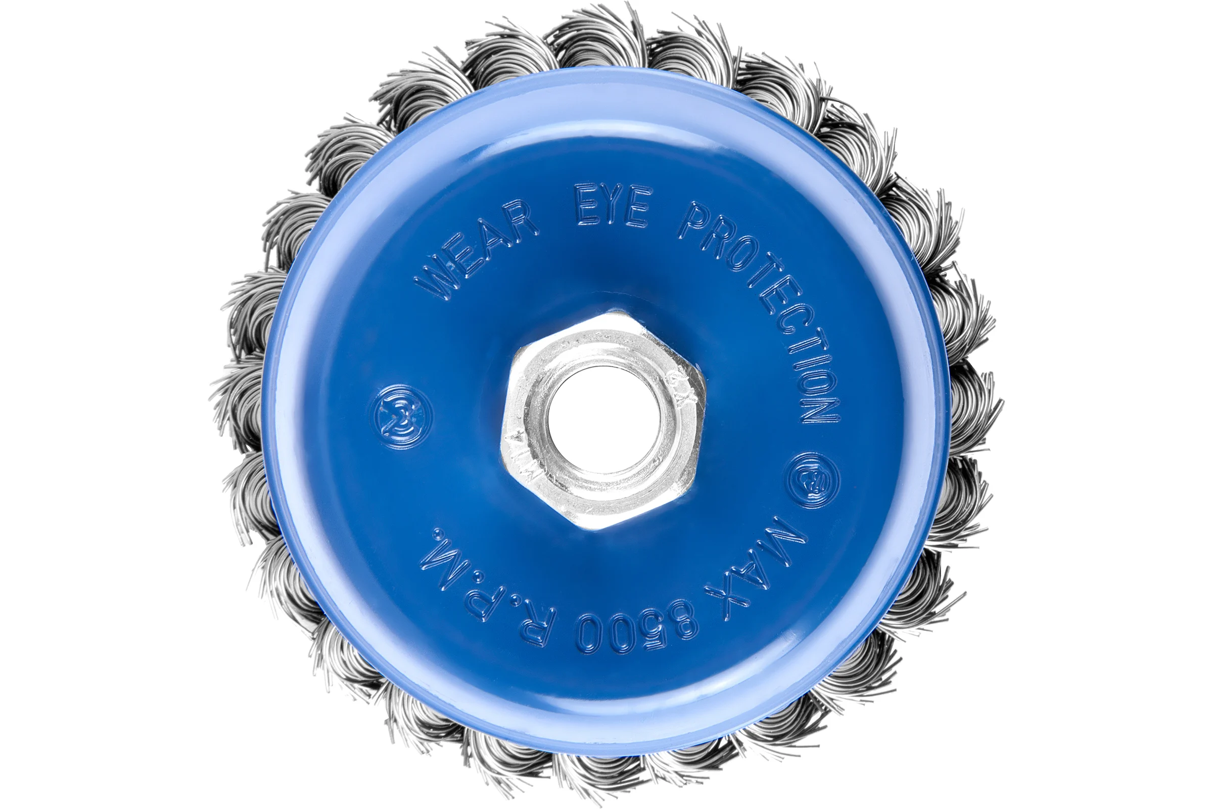 Кордщетка стальная витая для УШМ 100 мм грубая MONOGRAM 107-004