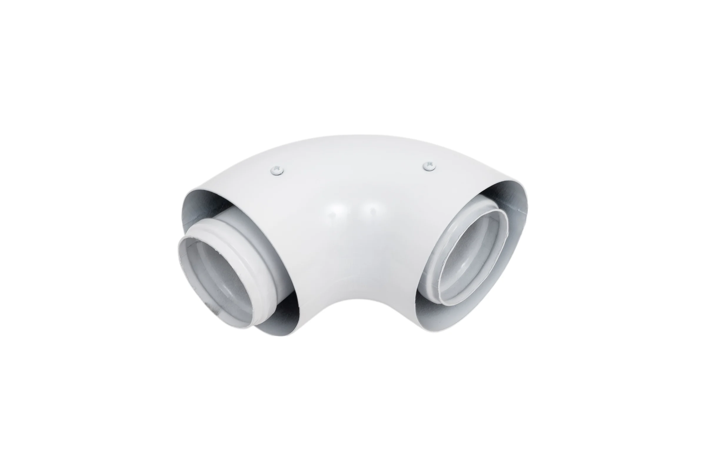 Отвод коаксиальный KRATS 60/100, Bosch, Buderus, Navien S/C/E, Baxi ECO Nova/Classic, Federica Bugatti, Baltur, Лемакс, Fondital и др. в комплекте фланец K-02F
