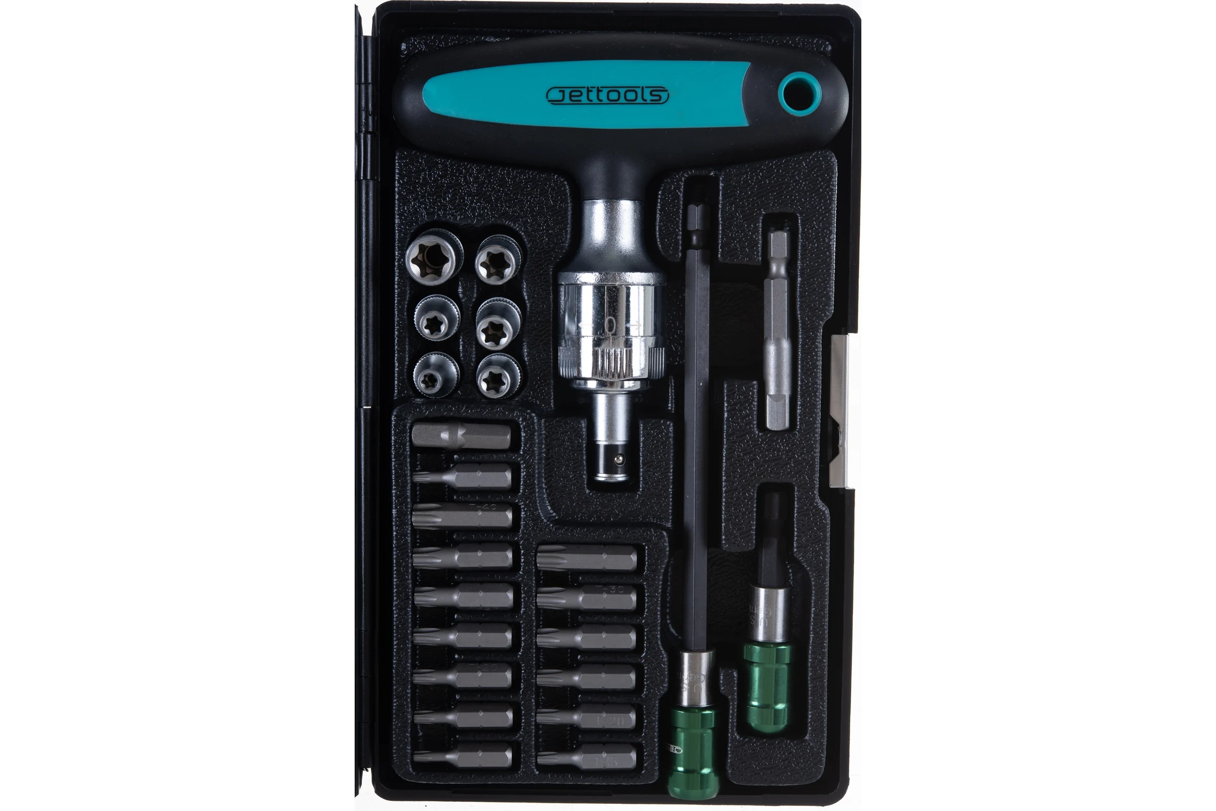 Биты в наборе с удлинителем Jettools 14шт W-3525