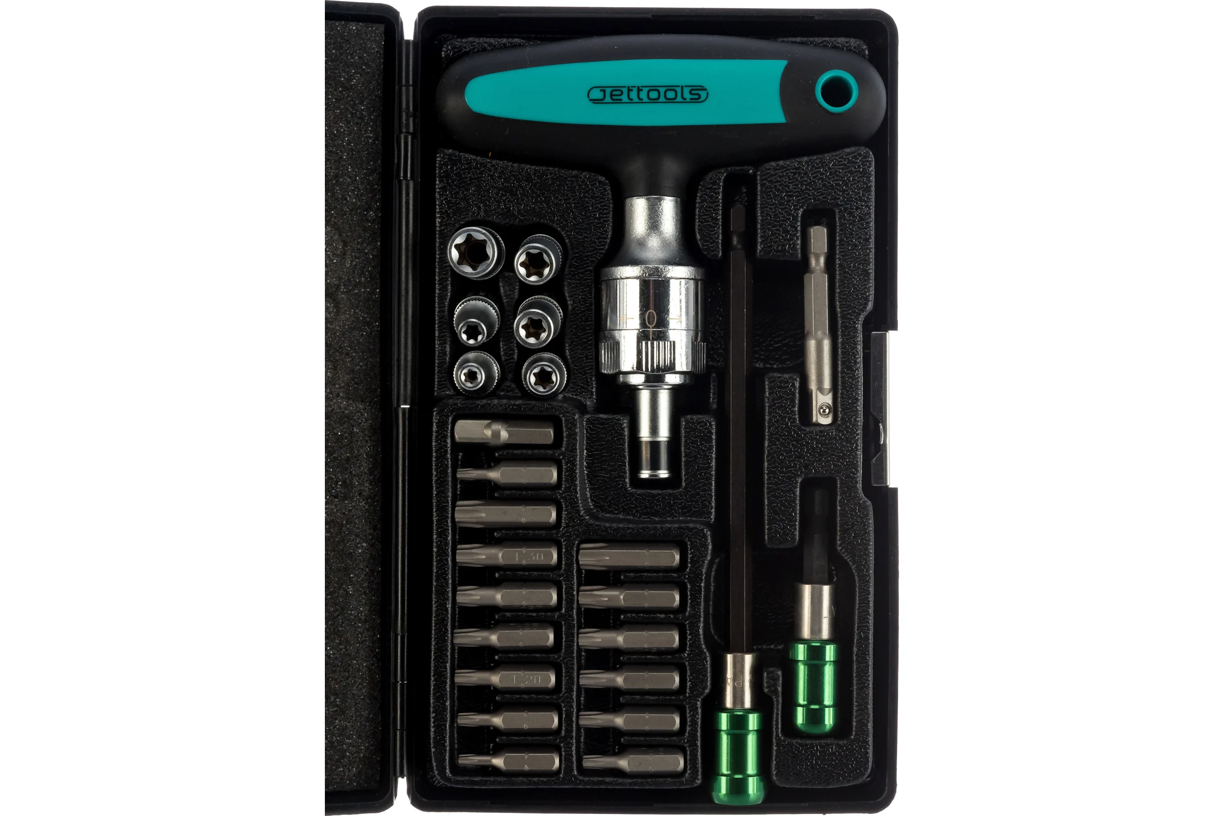 Биты в наборе с удлинителем Jettools 14шт W-3525